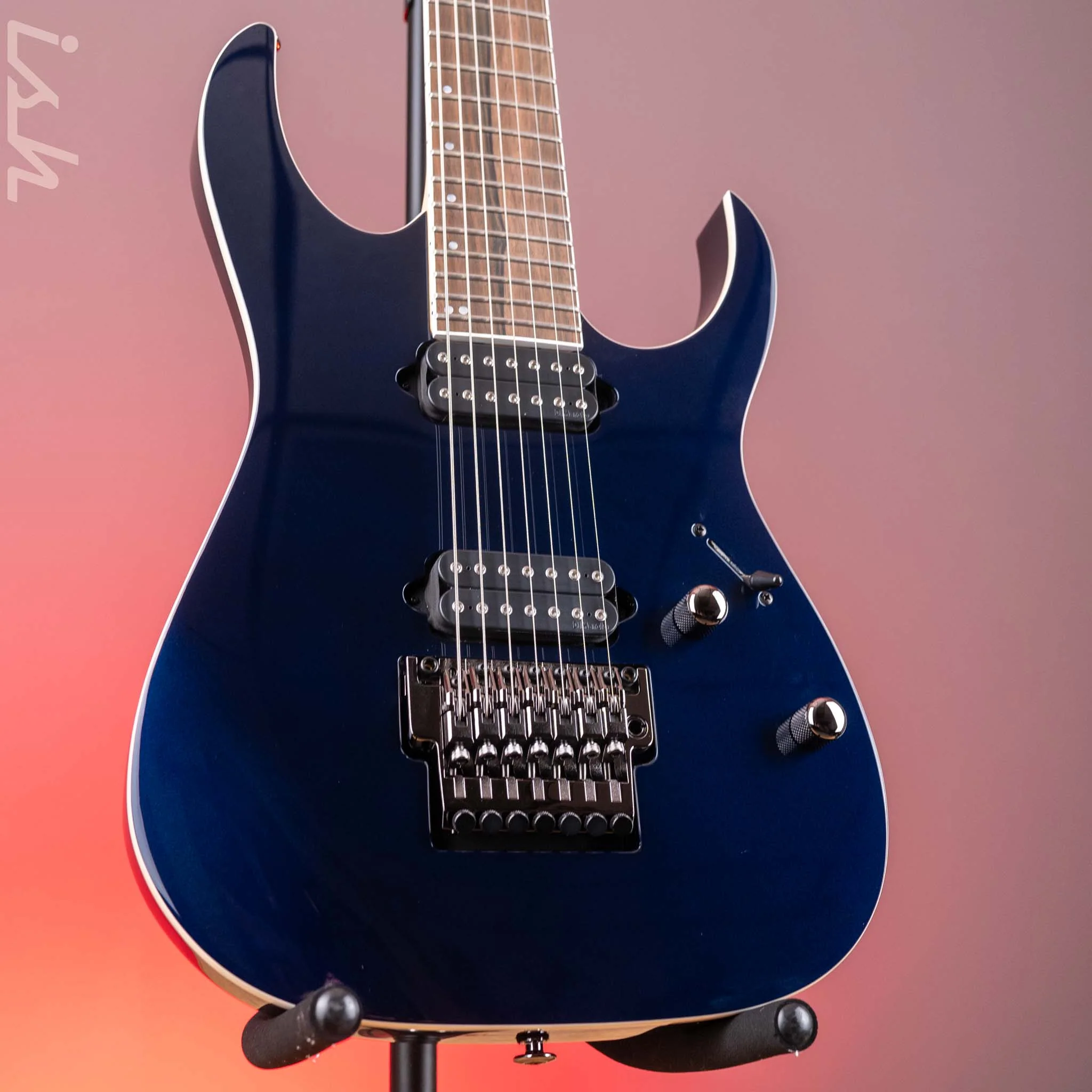 Ibanez Prestige RG2027XL 7-String Electric Guitar Deep Tide Blue