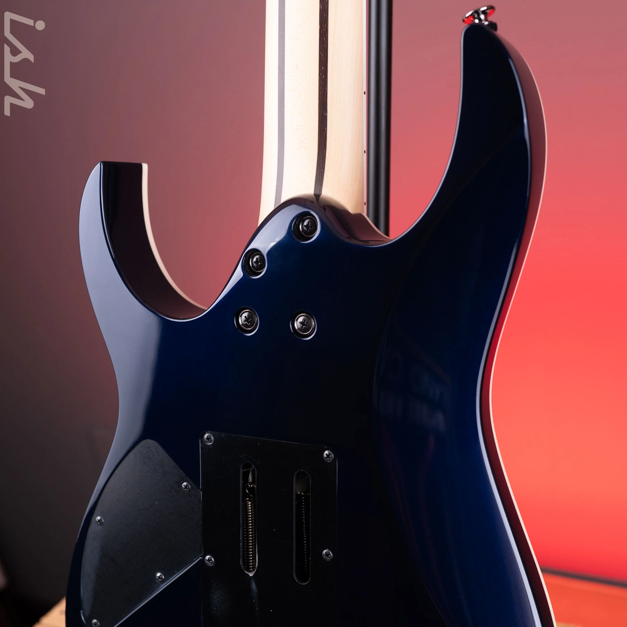 Ibanez Prestige RG2027XL 7-String Electric Guitar Deep Tide Blue - Image 8
