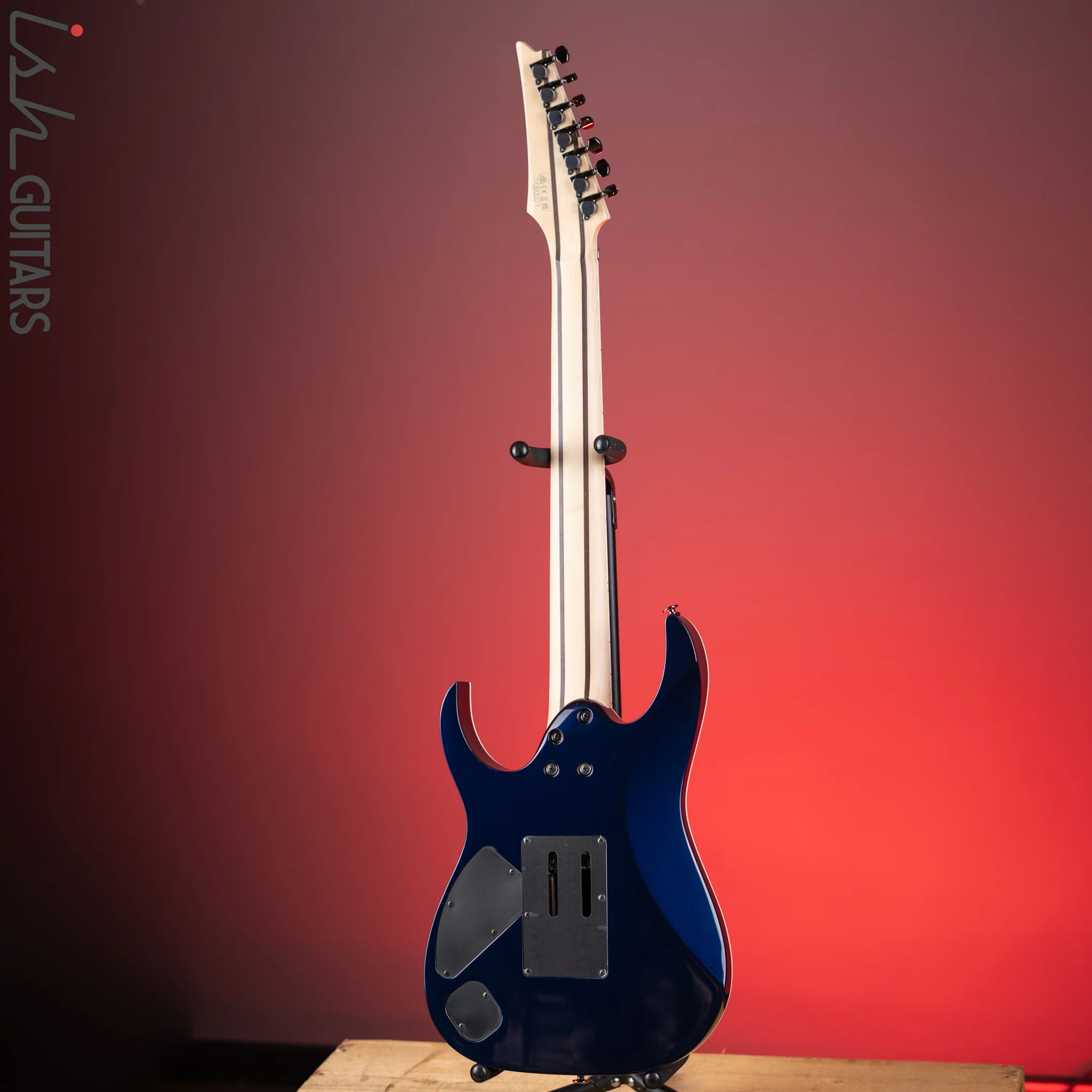 Ibanez Prestige RG2027XL 7-String Electric Guitar Deep Tide Blue - Image 7