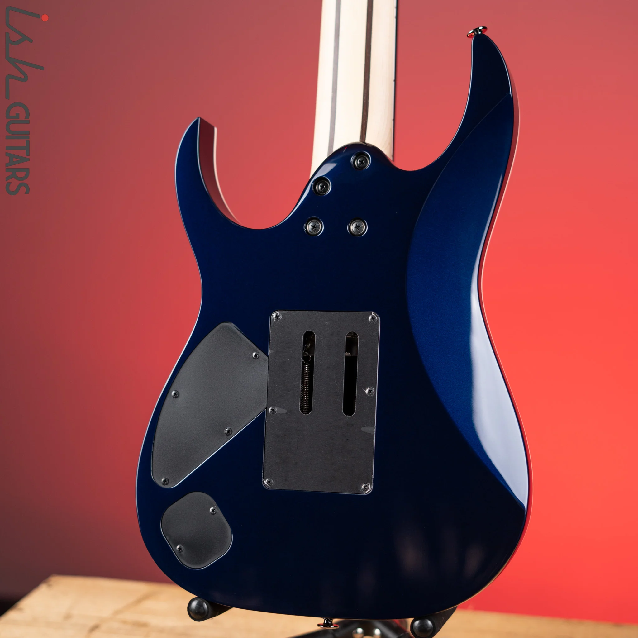 Ibanez Prestige RG2027XL 7-String Electric Guitar Deep Tide Blue - Image 8