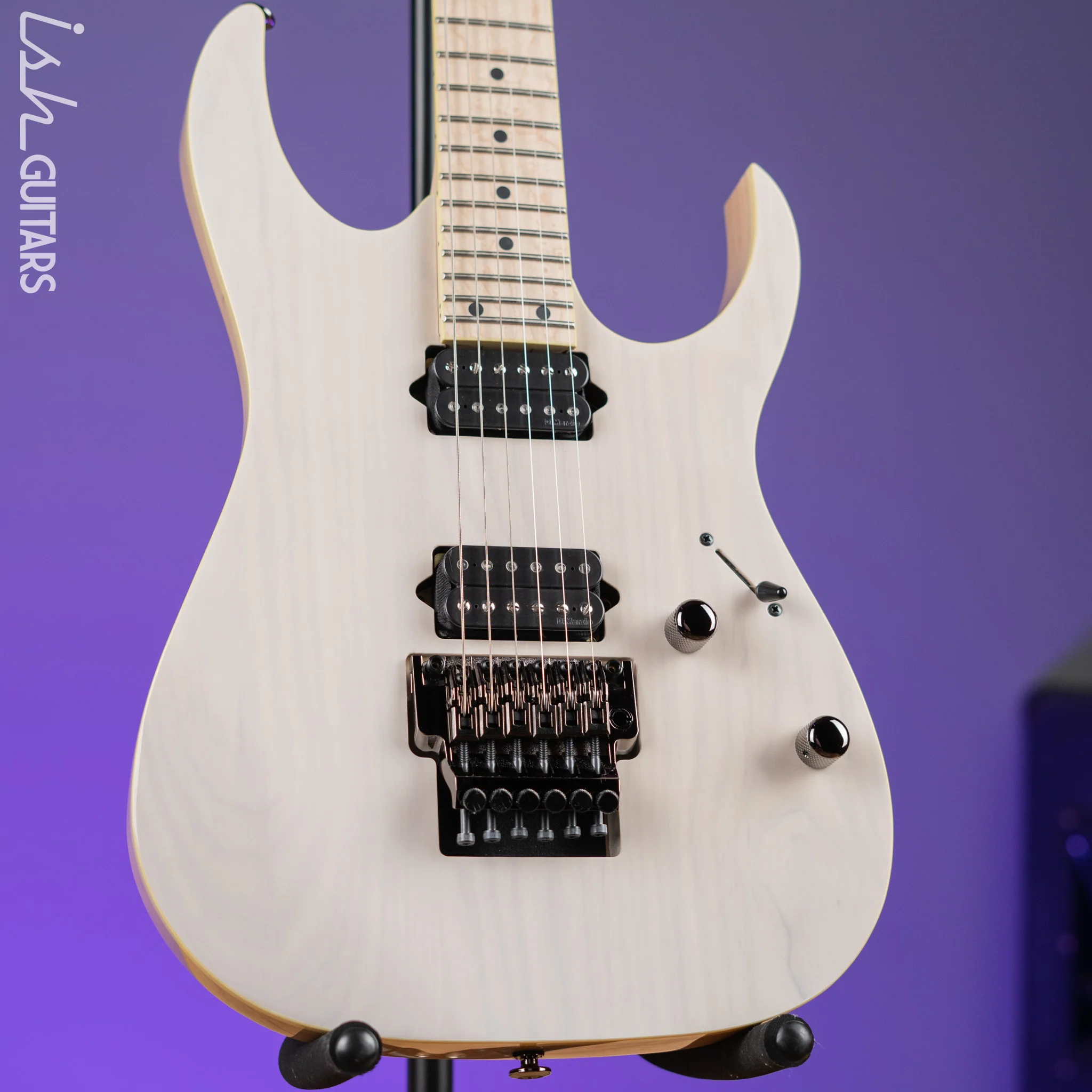 Ibanez Prestige RG652AHM Electric Guitar Antique White Blonde