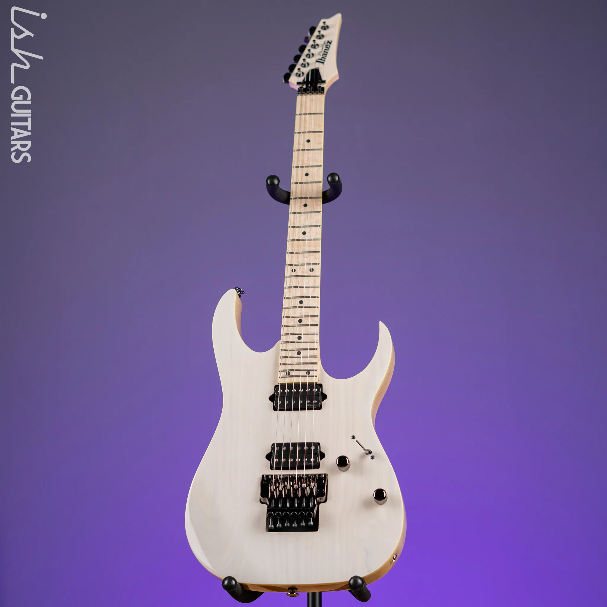 Ibanez Prestige RG652AHM Electric Guitar Antique White Blonde - Image 2
