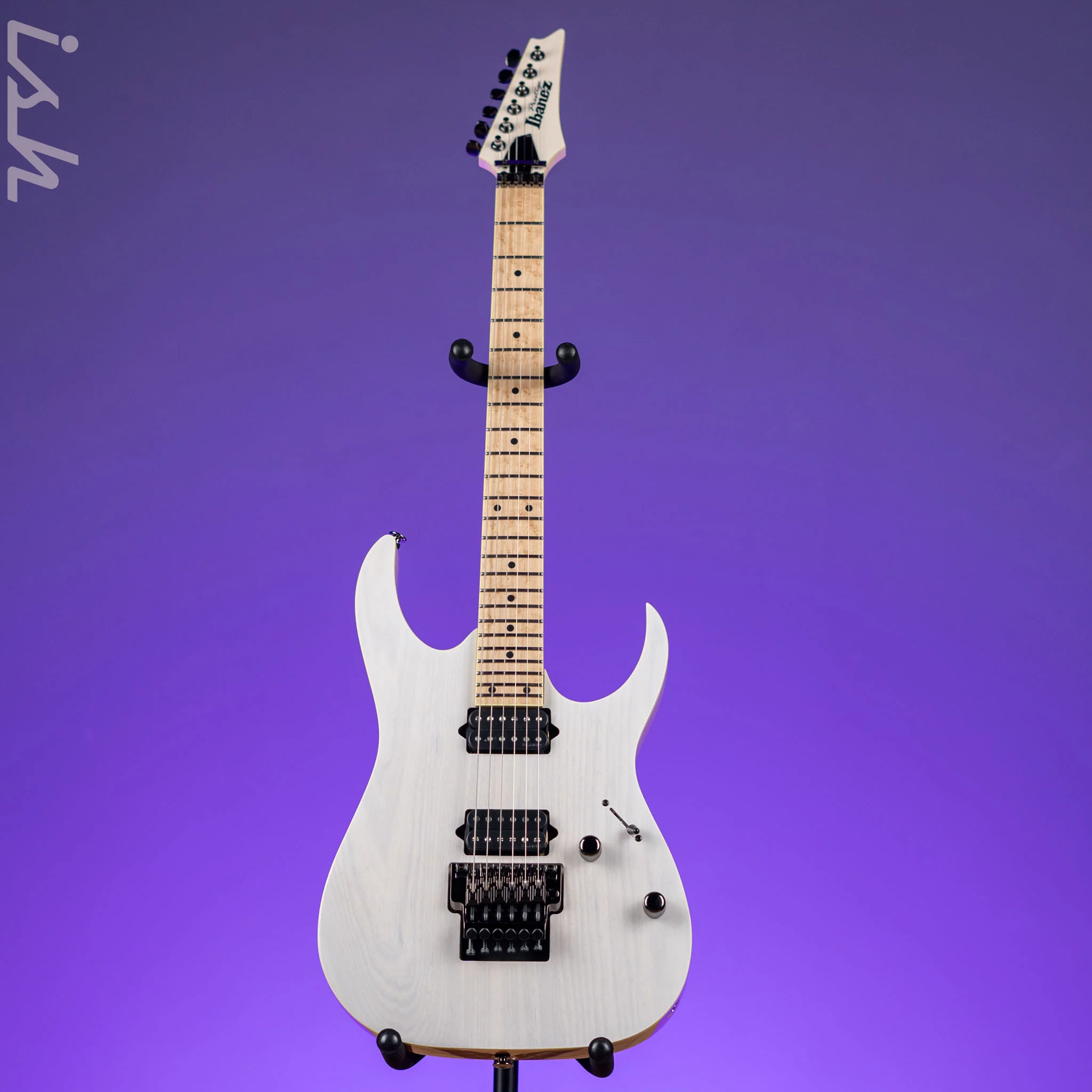 Ibanez Prestige RG652AHM Electric Guitar Antique White Blonde - Image 2