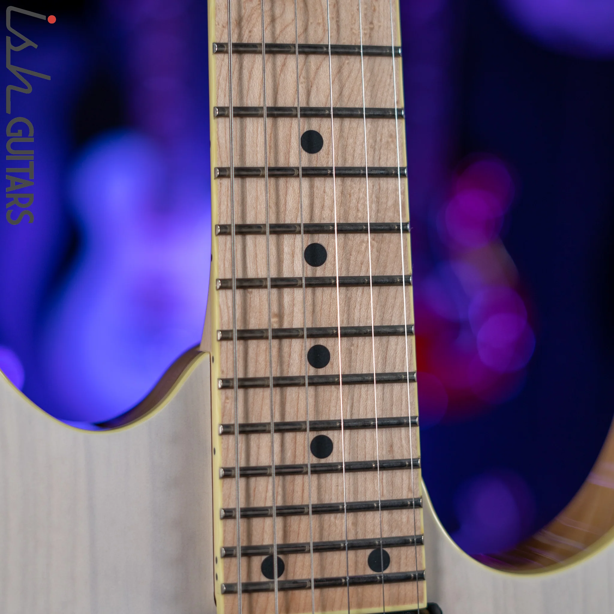 Ibanez Prestige RG652AHM Electric Guitar Antique White Blonde - Image 5