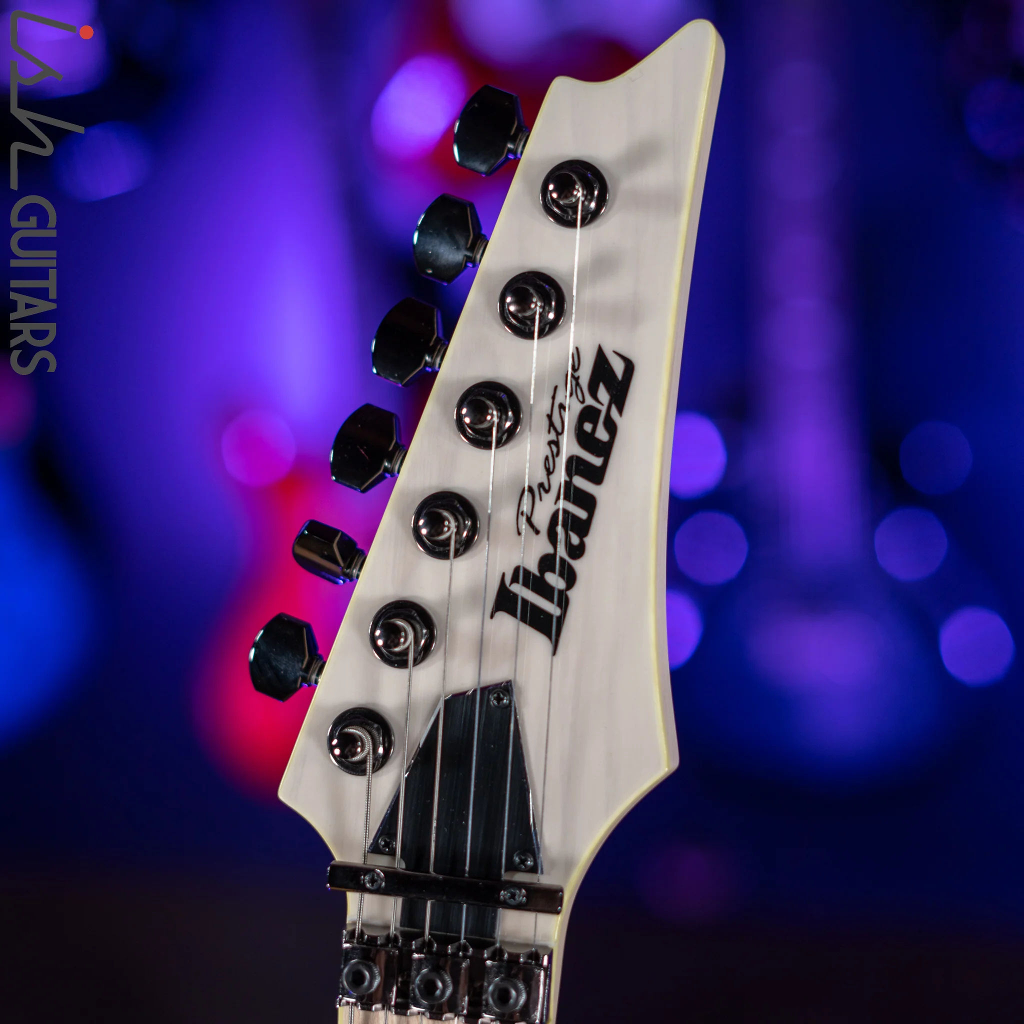 Ibanez Prestige RG652AHM Electric Guitar Antique White Blonde - Image 6
