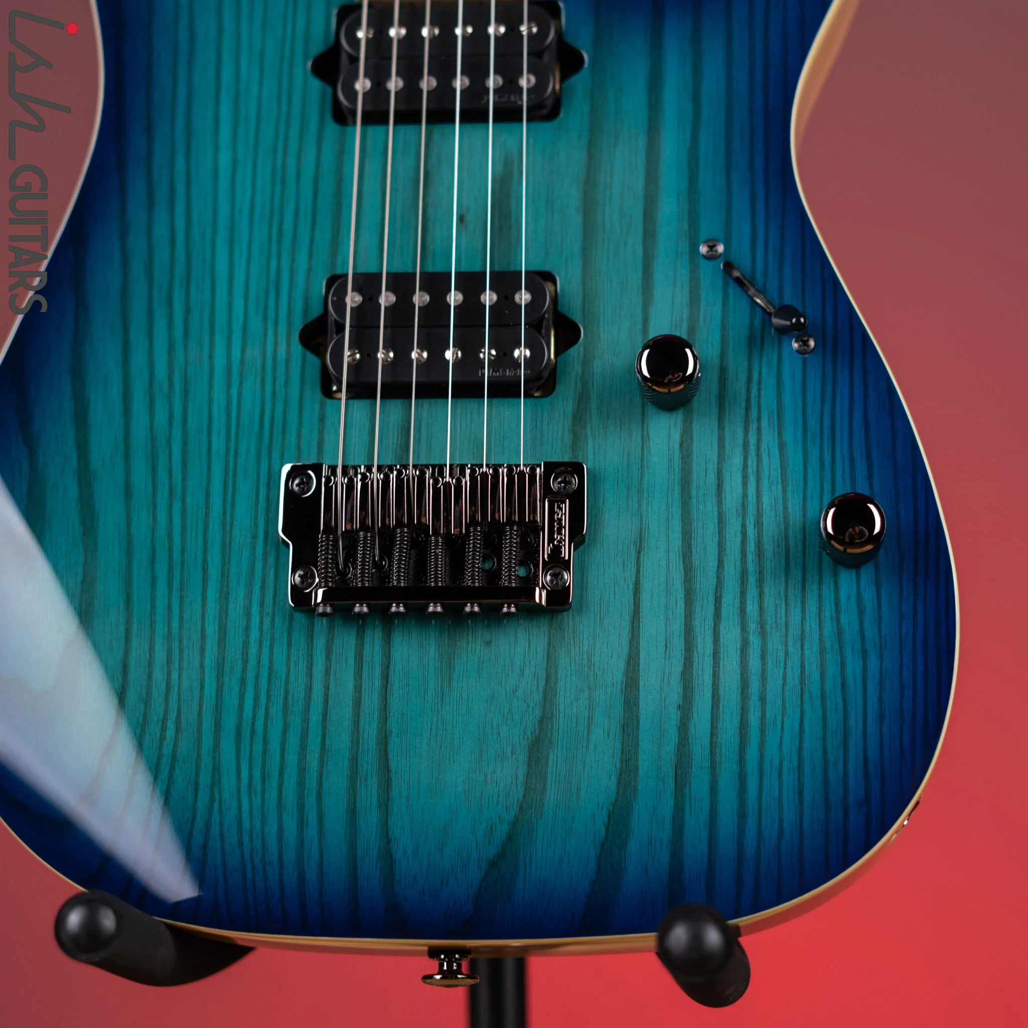 Ibanez Prestige RG652AHMFX Electric Guitar Nebula Green Burst Demo - Image 4