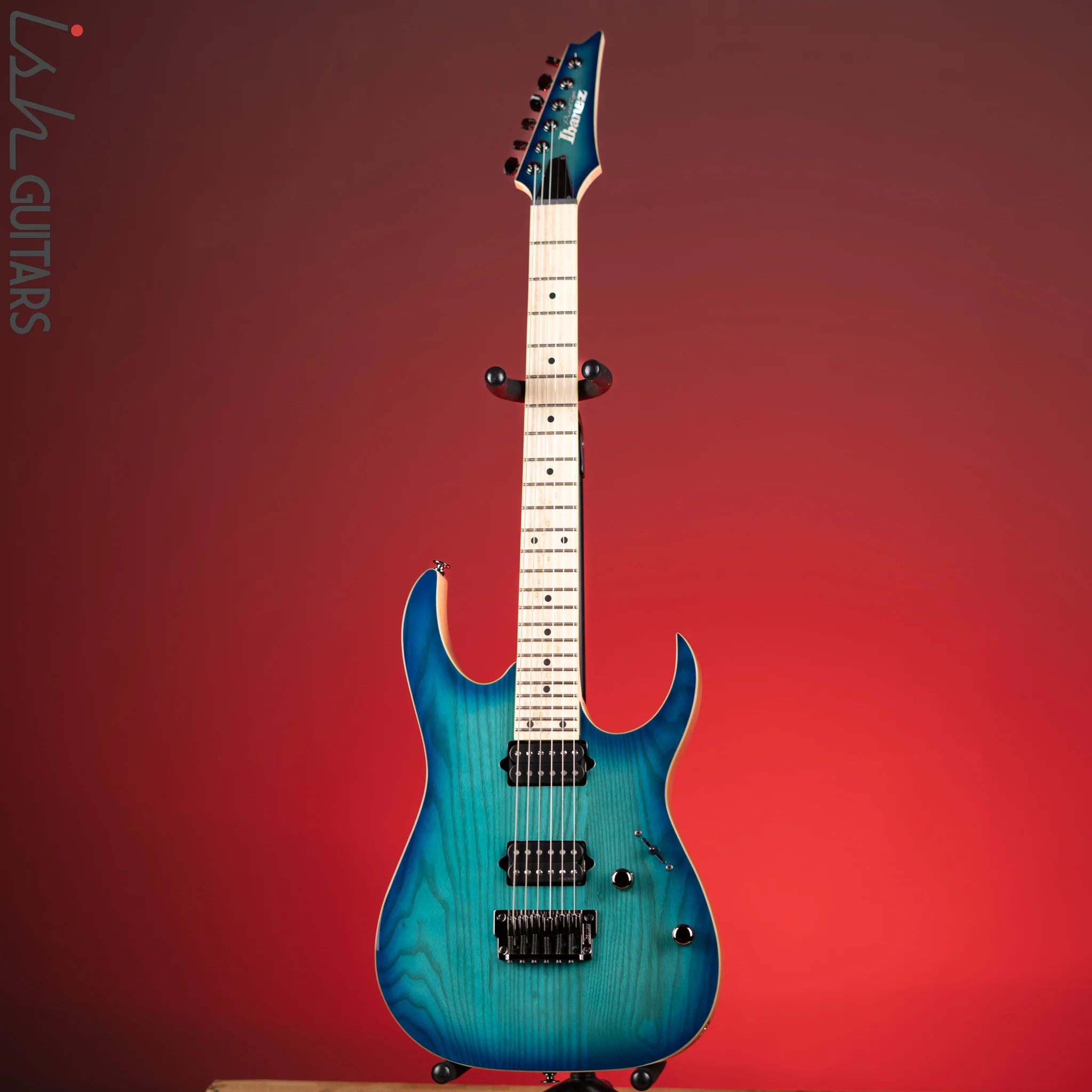 Ibanez Prestige RG652AHMFX Electric Guitar Nebula Green Burst - Image 2