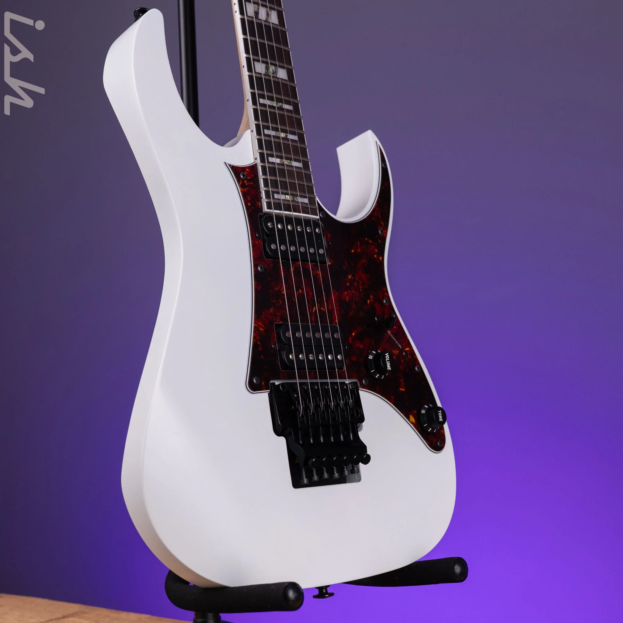 Ibanez Prestige RG653DX White Flat Electric Guitar - Image 3