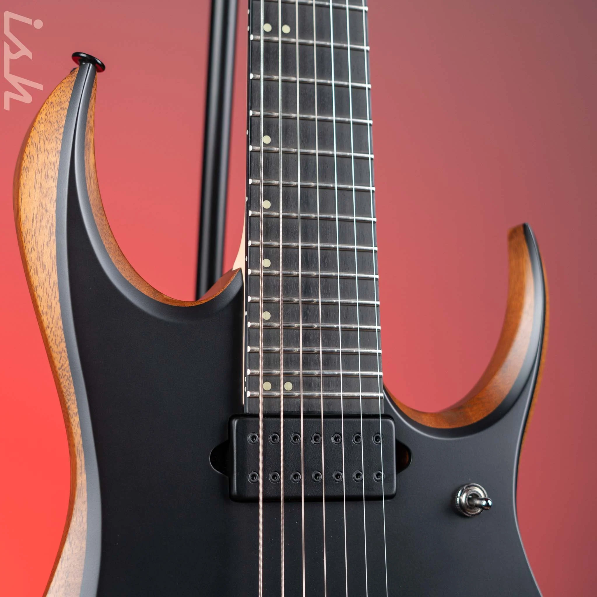 Ibanez Prestige RGDR4327 7-String Electric Guitar Natural Flat - Image 3