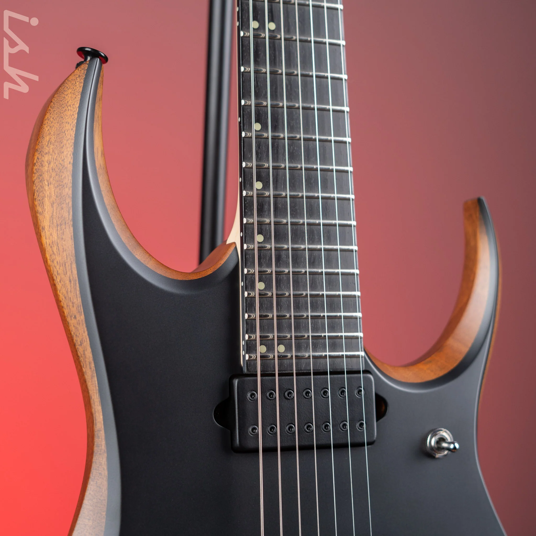 Ibanez Prestige RGDR4327 7-String Electric Guitar Natural Flat - Image 3