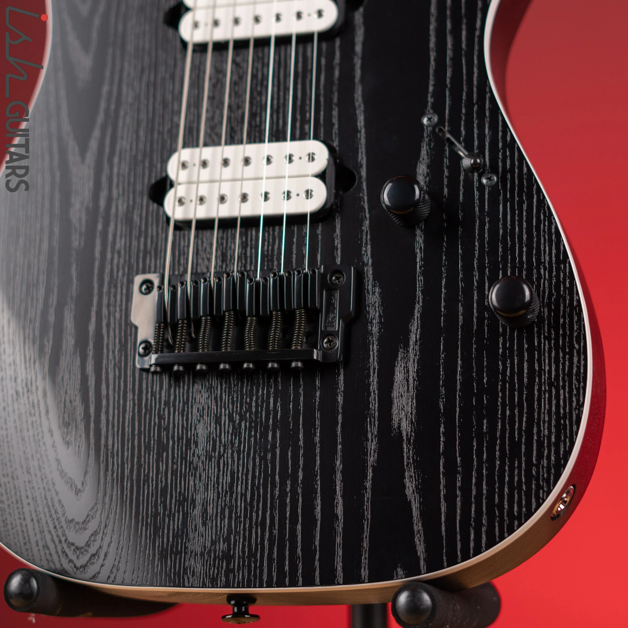 Ibanez Prestige RGR752AHBF 7-String Guitar Weathered Black - Image 4