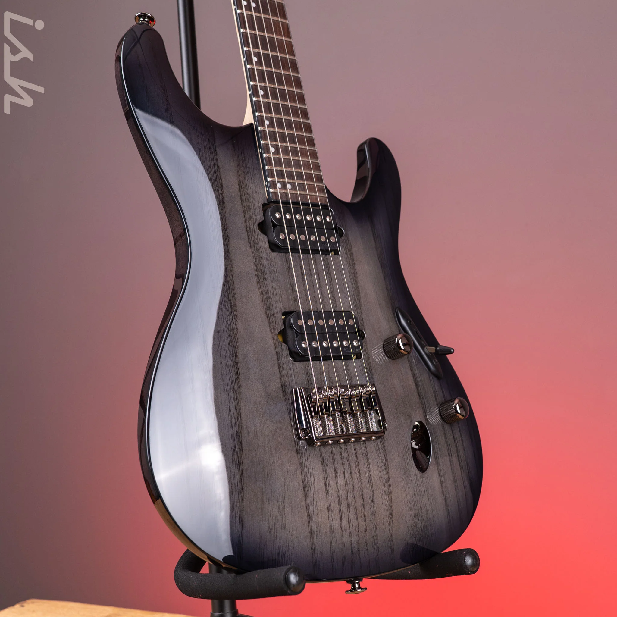 Ibanez Prestige S6621AH Transparent Gray Burst - Image 3