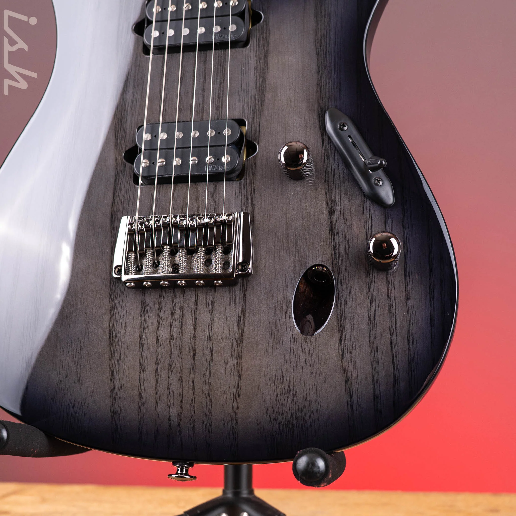 Ibanez Prestige S6621AH Transparent Gray Burst - Image 5