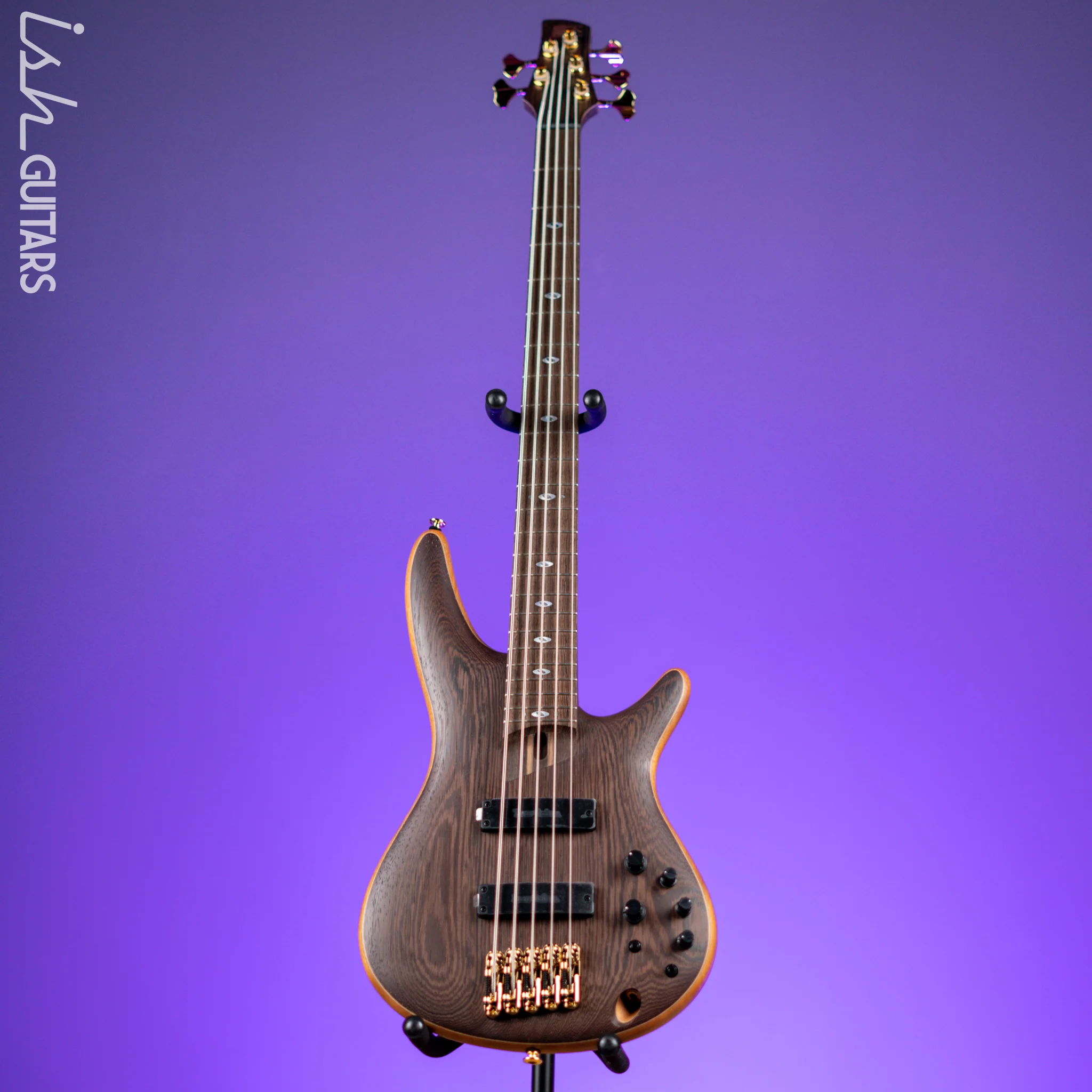 Ibanez Prestige SR5005 5-String Bass Guitar Wenge - Image 2