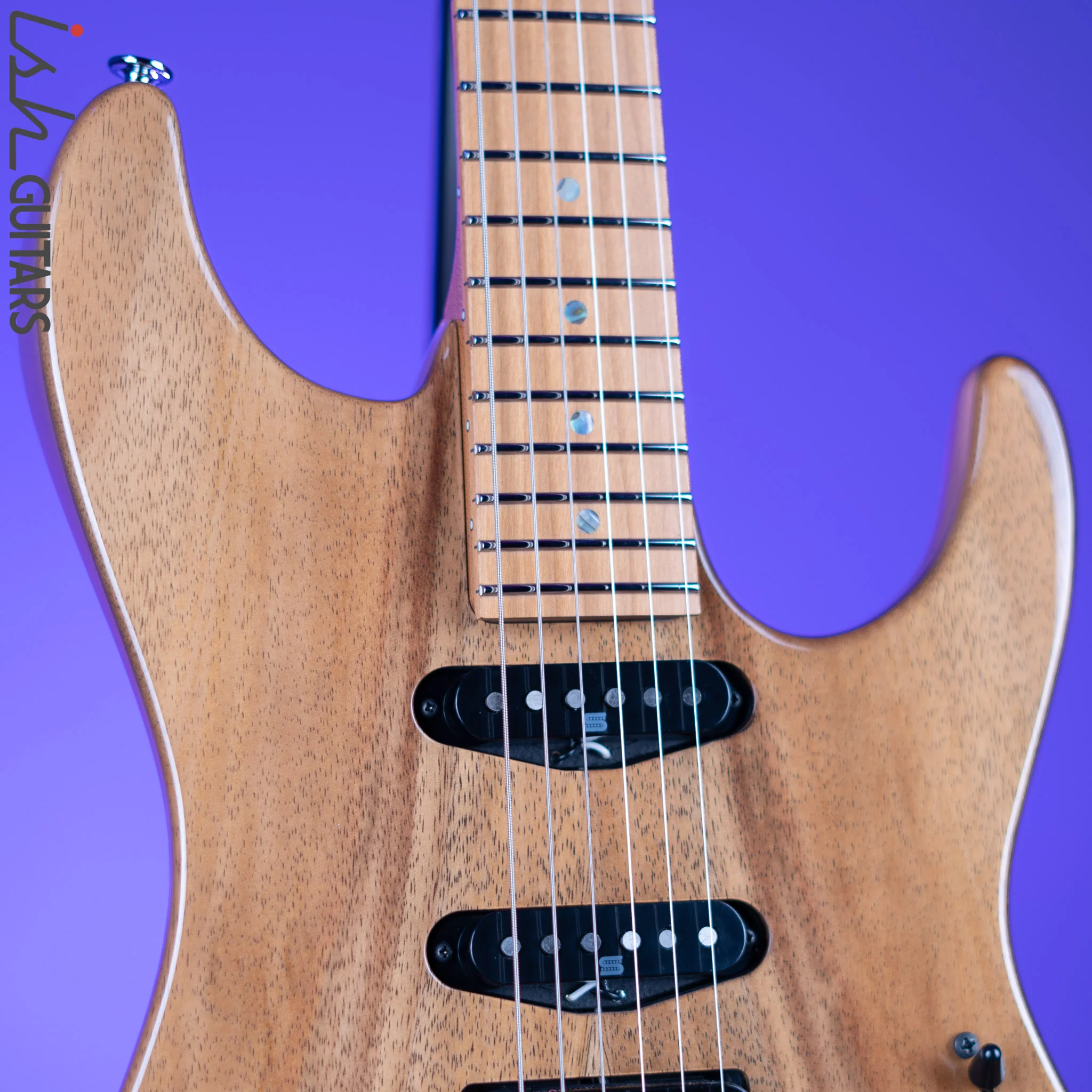 Ibanez Prestige TQM1 Tom Quayle Signature Natural Demo - Image 3