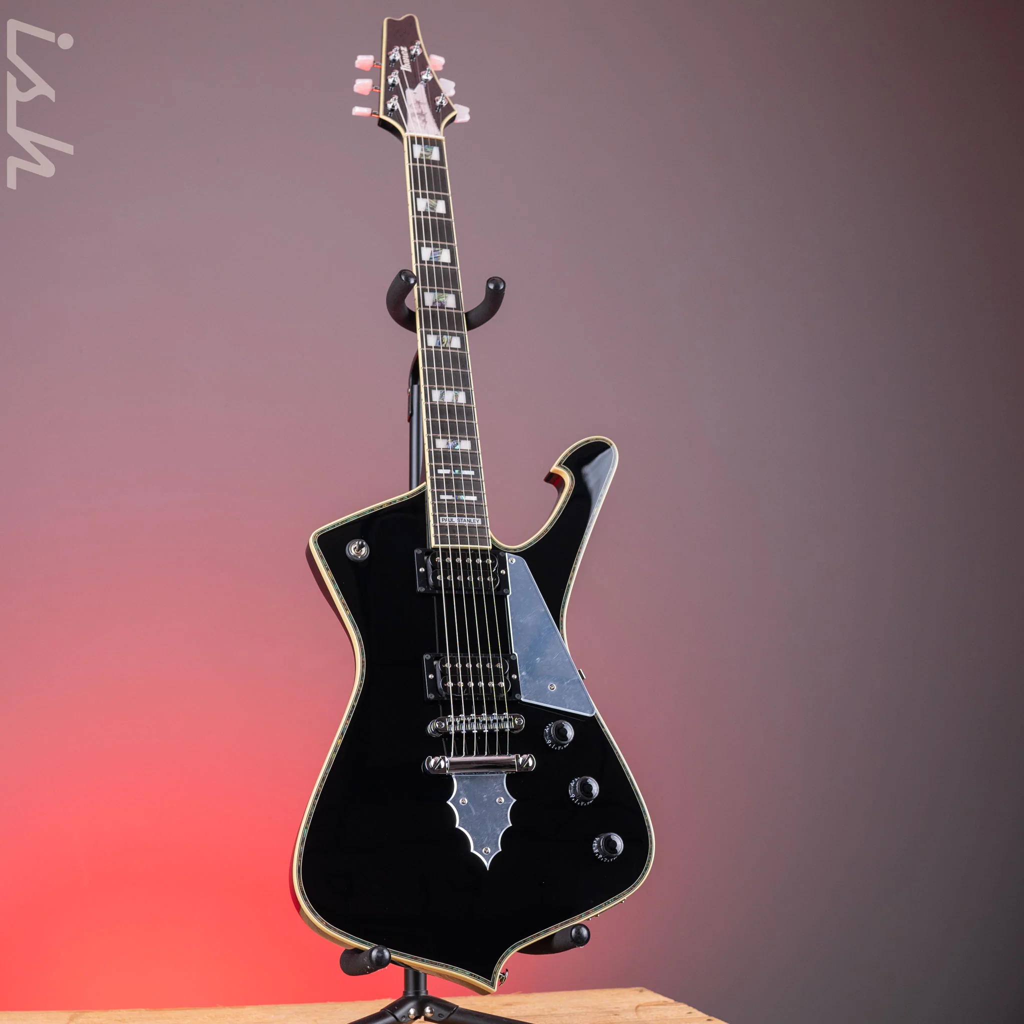 Ibanez PS10-BK Paul Stanley Signature Series Electric Black - Image 2
