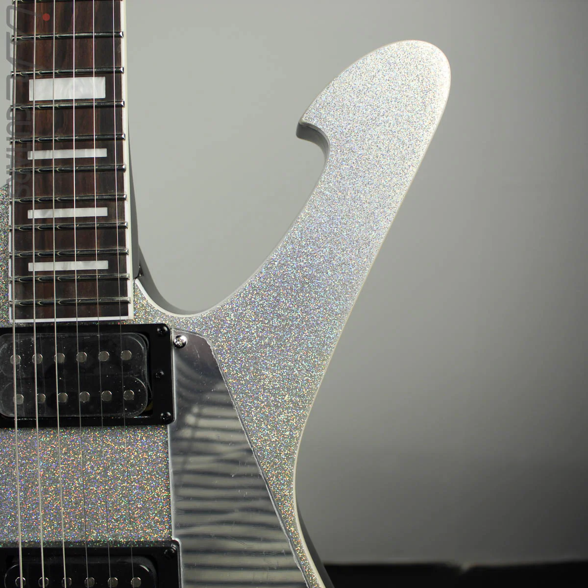 Ibanez PS60 SSL Paul Stanley Signature Silver Sparkle - Image 2