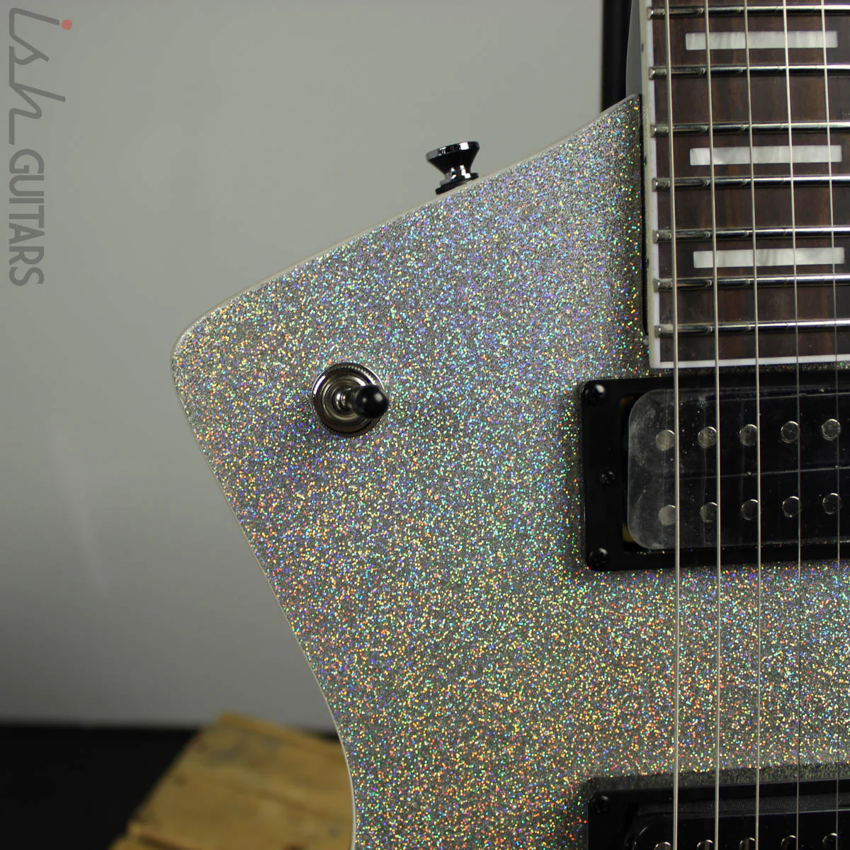 Ibanez PS60 SSL Paul Stanley Signature Silver Sparkle - Image 4