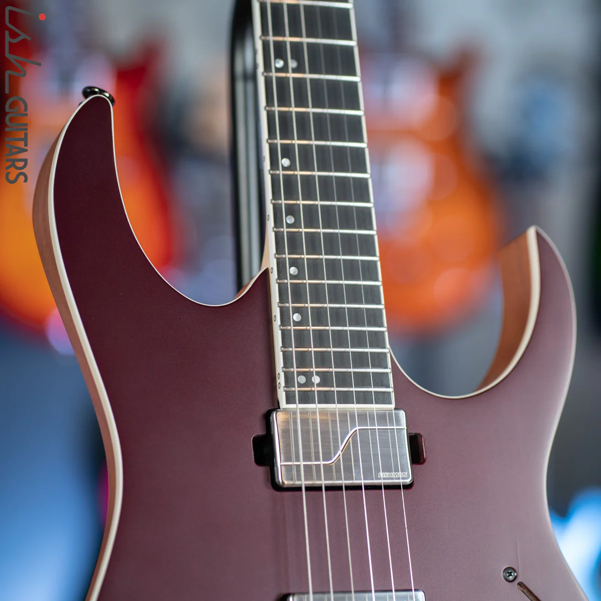 Ibanez RG5121 Prestige Electric Guitar Burgundy Metallic Flat Blemished - Image 5