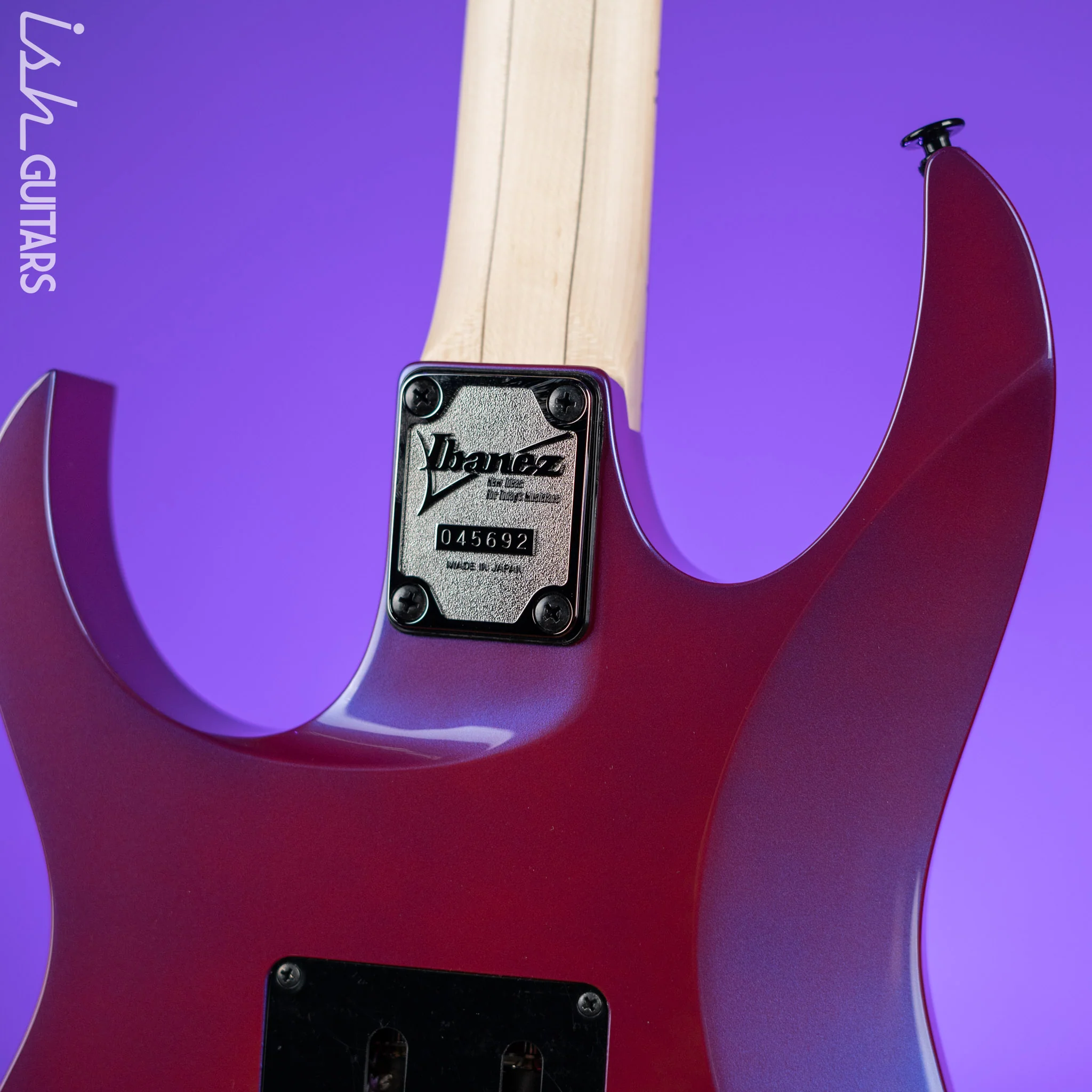 Ibanez RG550 Genesis Collection Electric Guitar Purple Neon - Image 8