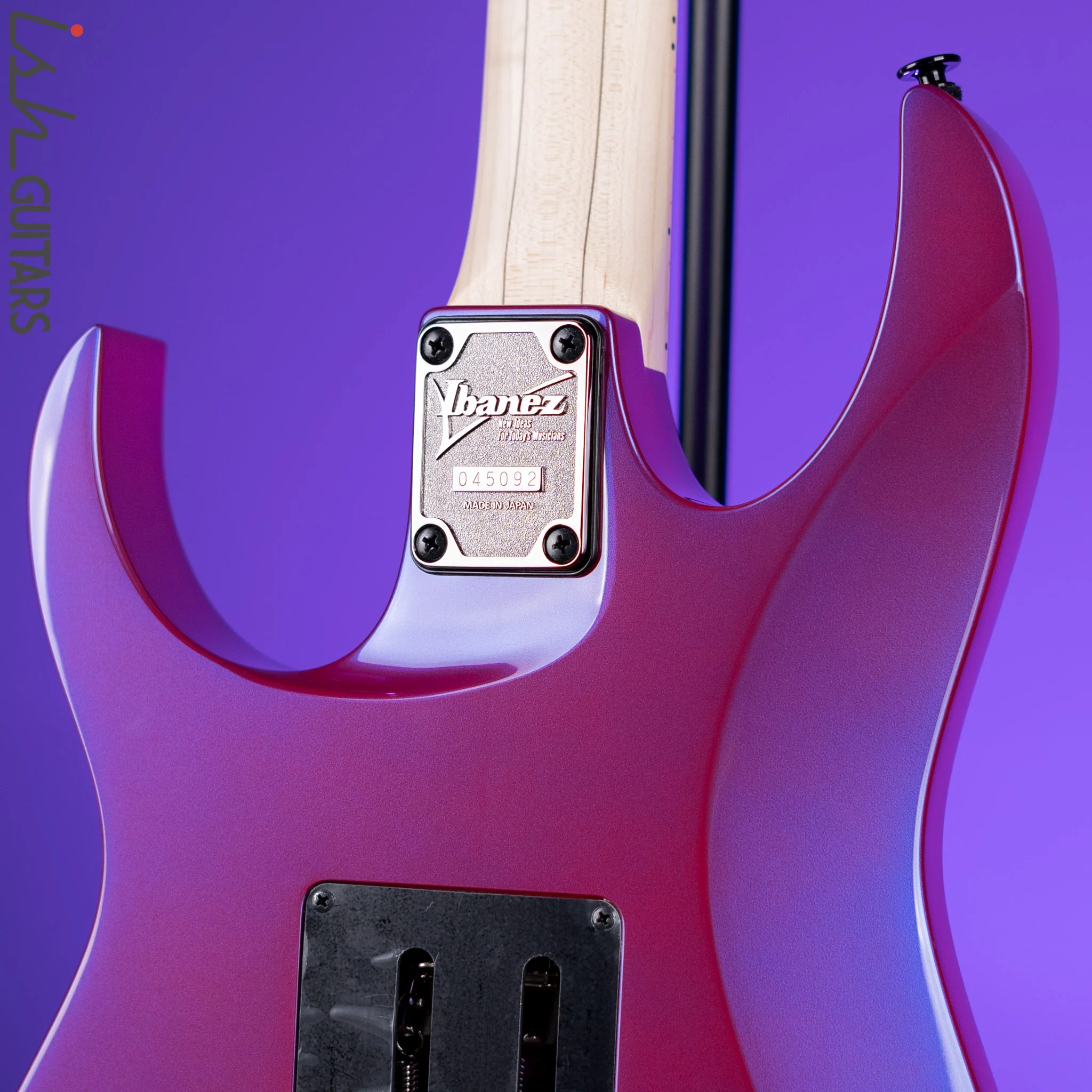 Ibanez RG550 Genesis Collection Electric Guitar Purple Neon - Image 8