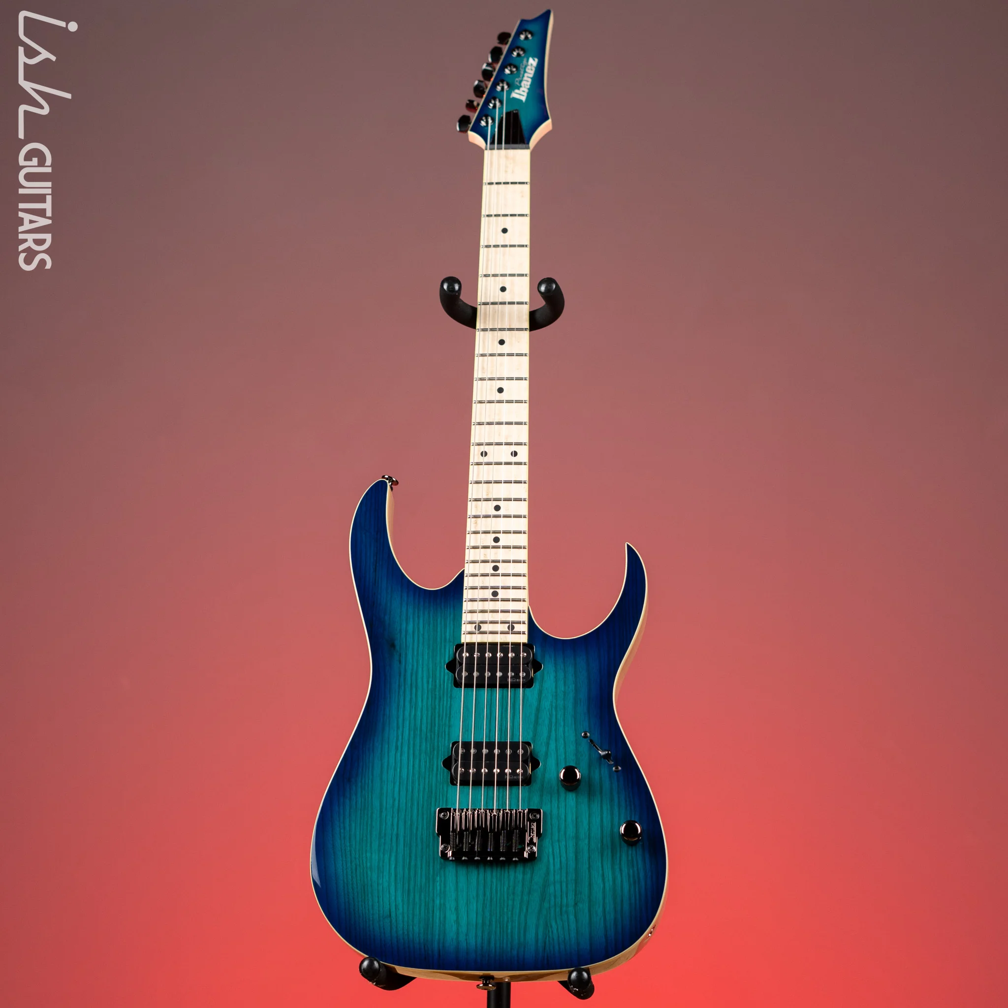 Ibanez RG652AHMFX Prestige Electric Guitar Nebula Green Burst - Image 2