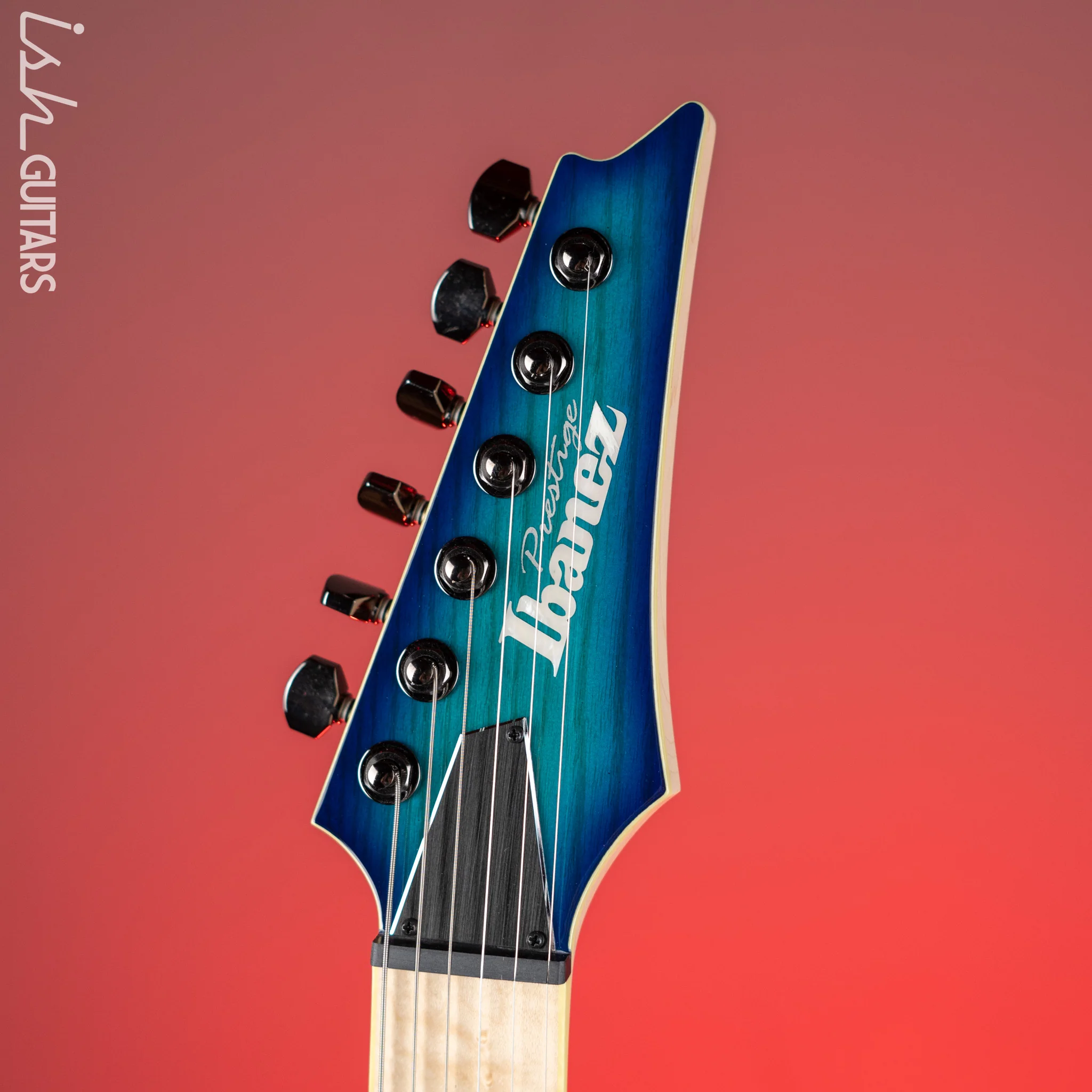 Ibanez RG652AHMFX Prestige Electric Guitar Nebula Green Burst - Image 5