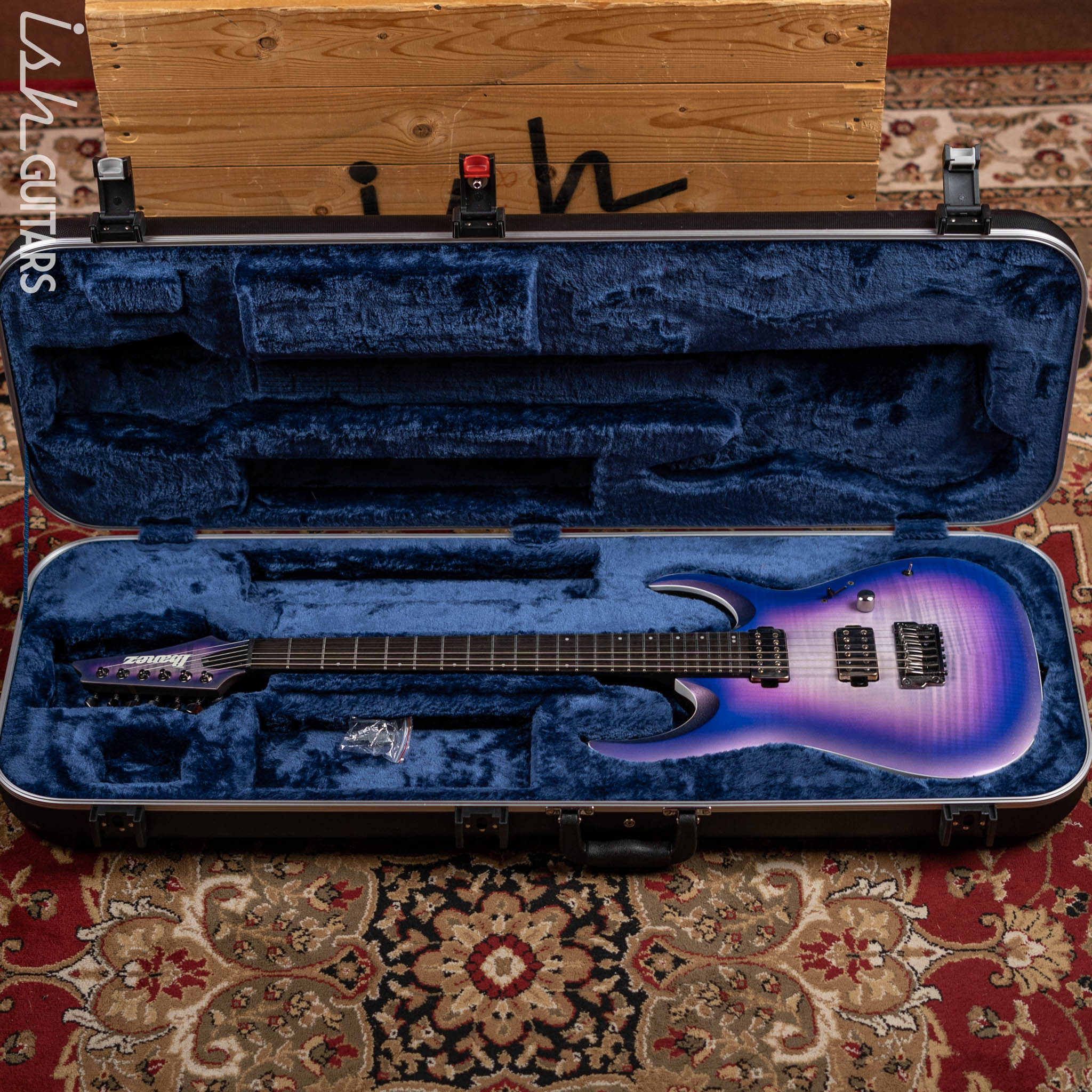 Ibanez RGA61AL Indigo Aurora Burst Flat - Image 18