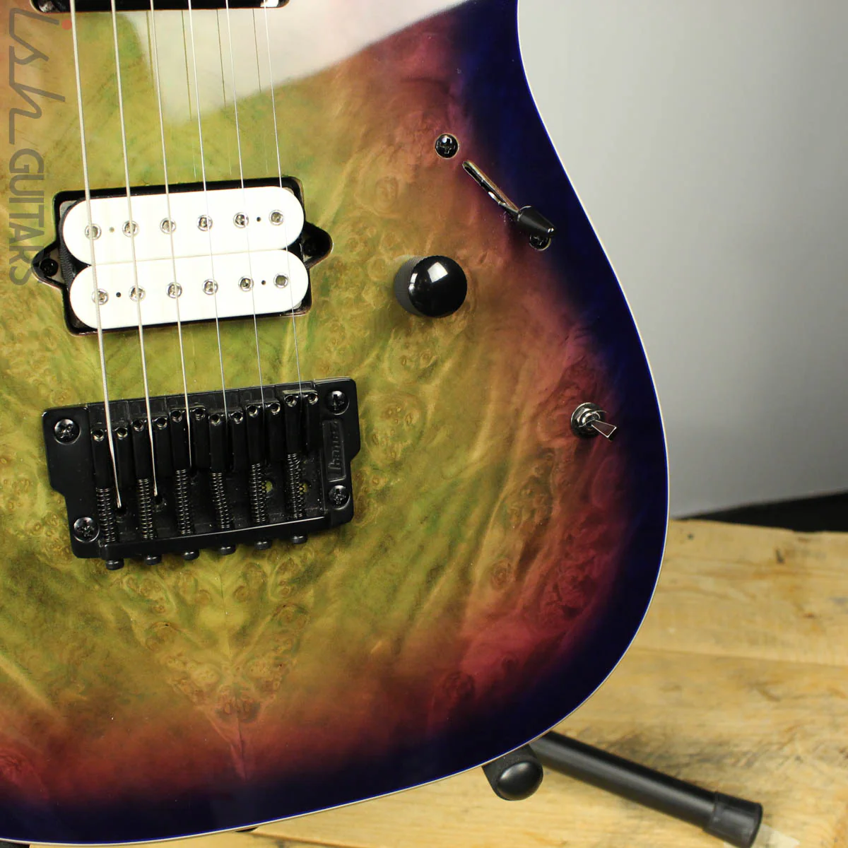 Ibanez Iron Label RGIX6FDLB Electric Guitar Northern Lights Burst - Image 4