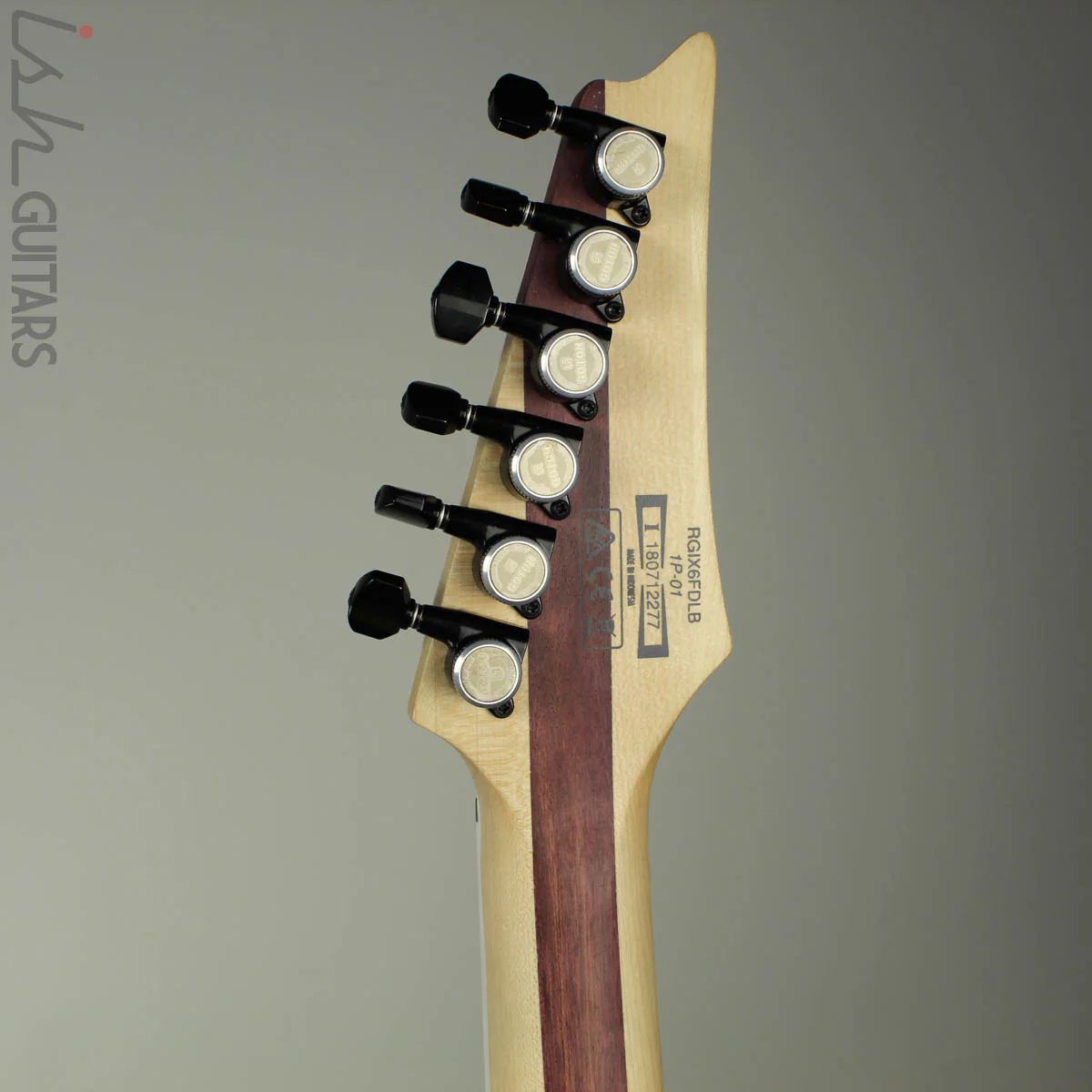 Ibanez Iron Label RGIX6FDLB Electric Guitar Northern Lights Burst - Image 9