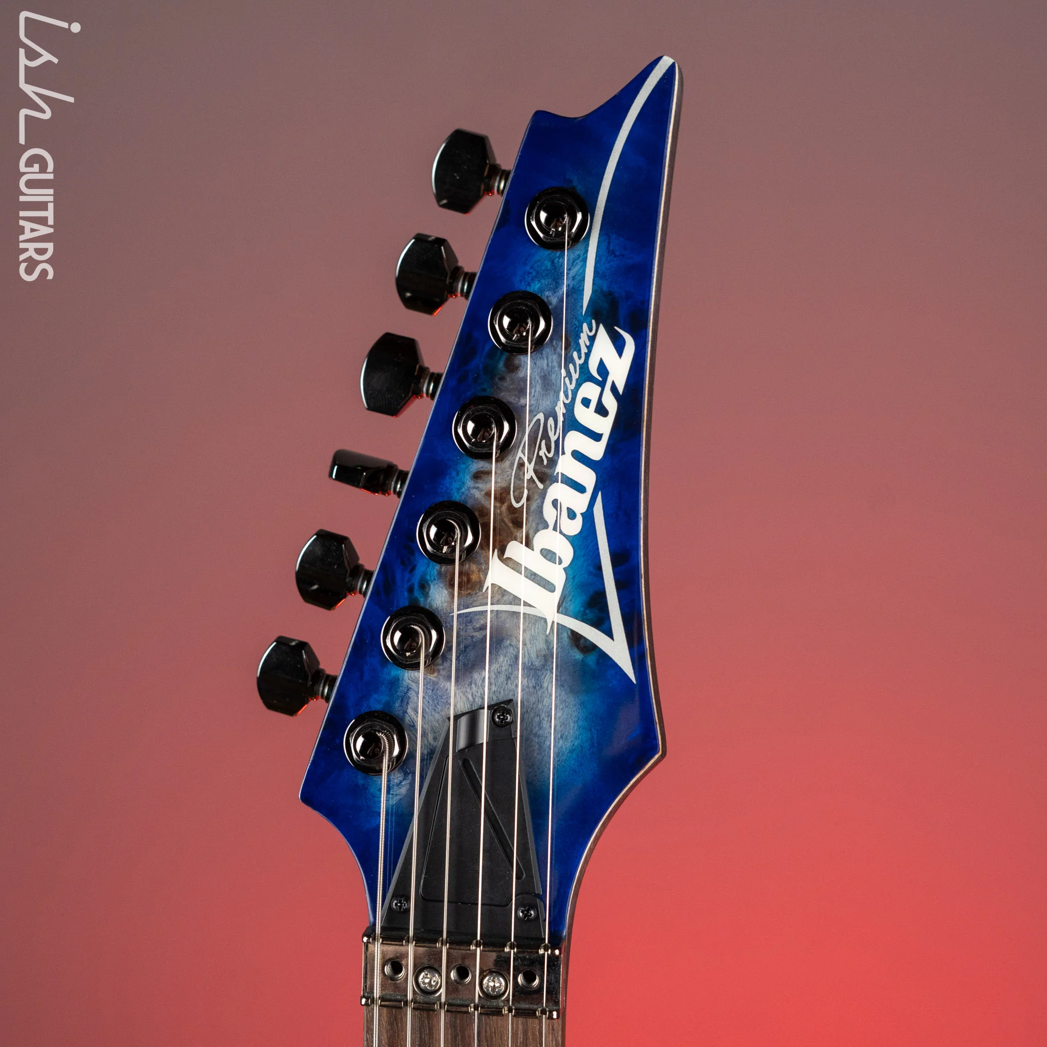 Ibanez S1070PBZ Premium Electric Guitar Cerulean Blue Burst - Image 5