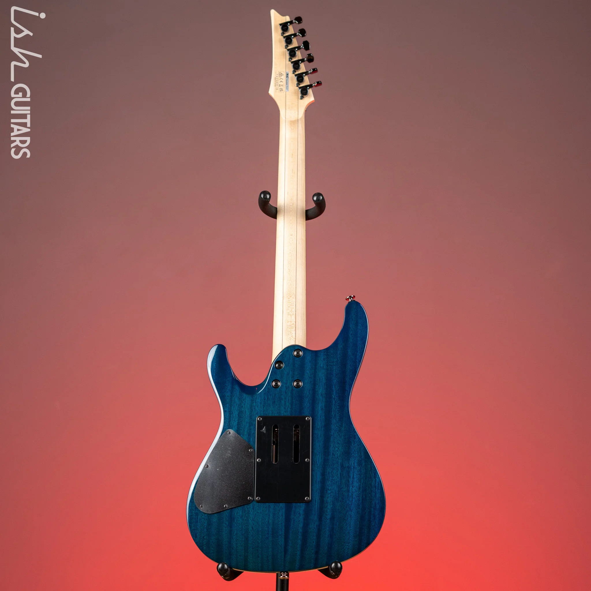 Ibanez S6570Q Prestige Electric Guitar Natural Blue - Image 6