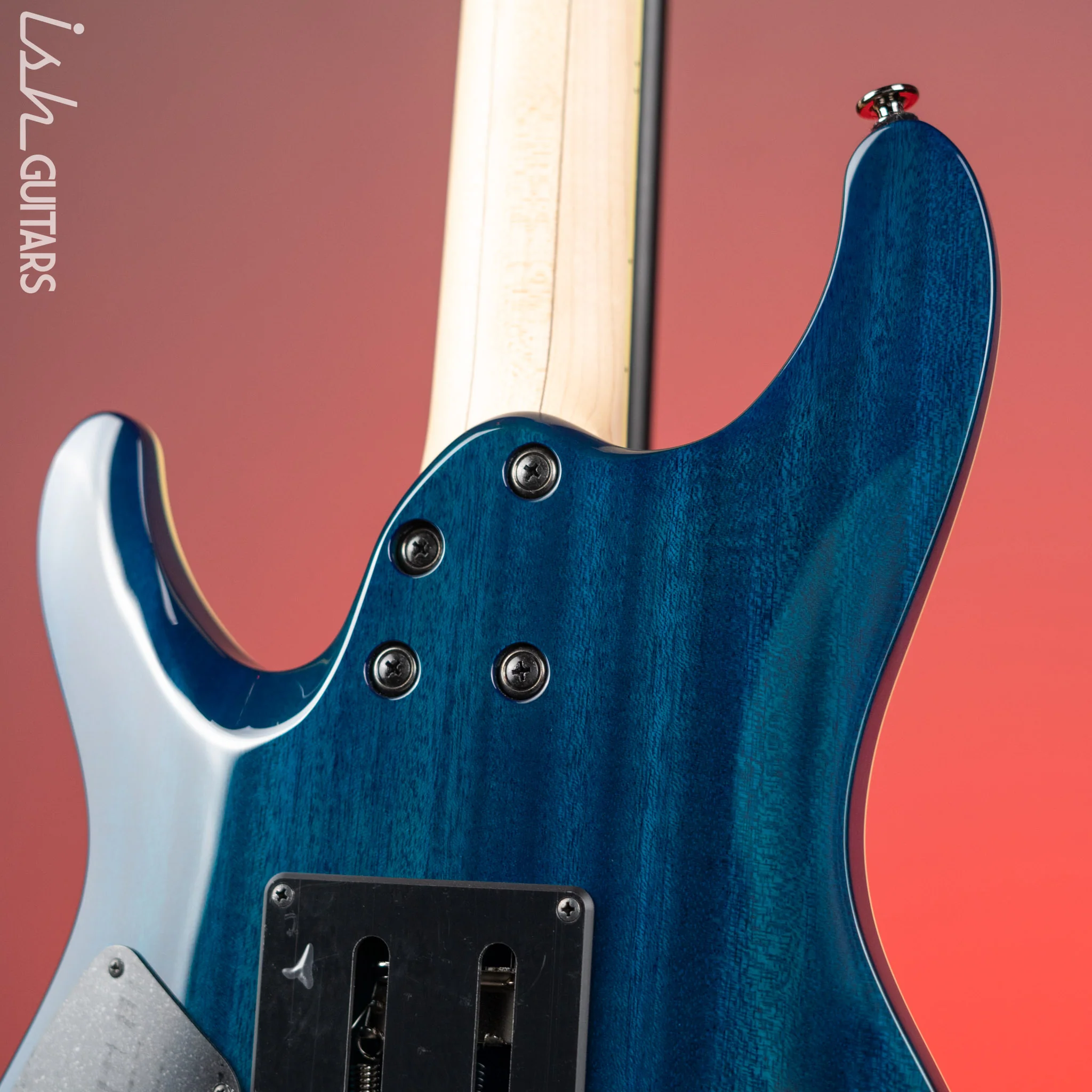 Ibanez S6570Q Prestige Electric Guitar Natural Blue - Image 8