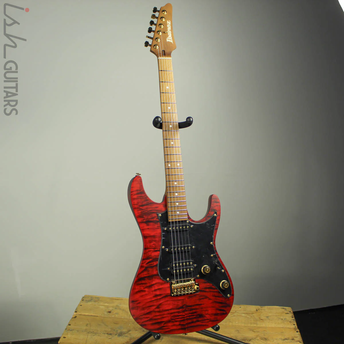 Ibanez SLM10 Scott LePage Transparent Red Matte - Image 2