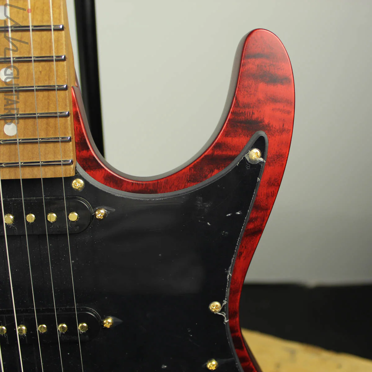 Ibanez SLM10 Scott LePage Transparent Red Matte - Image 6