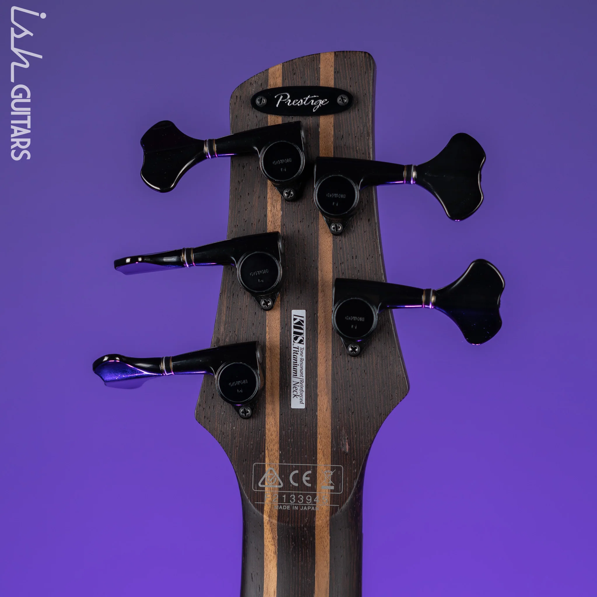 Ibanez SR Prestige SR4605 5-String Bass Guitar Orange Solar Flare Low Gloss - Image 11