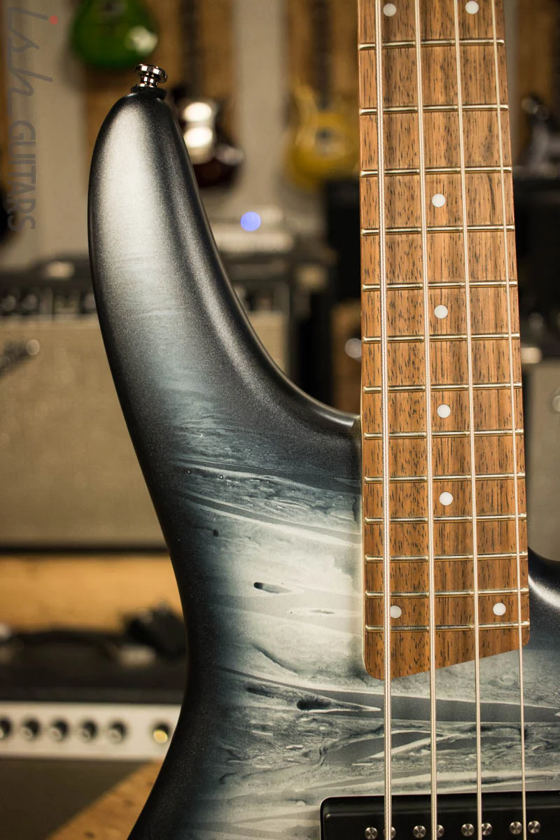 Ibanez SR300E Black Planet Matte Electric Bass - Image 3