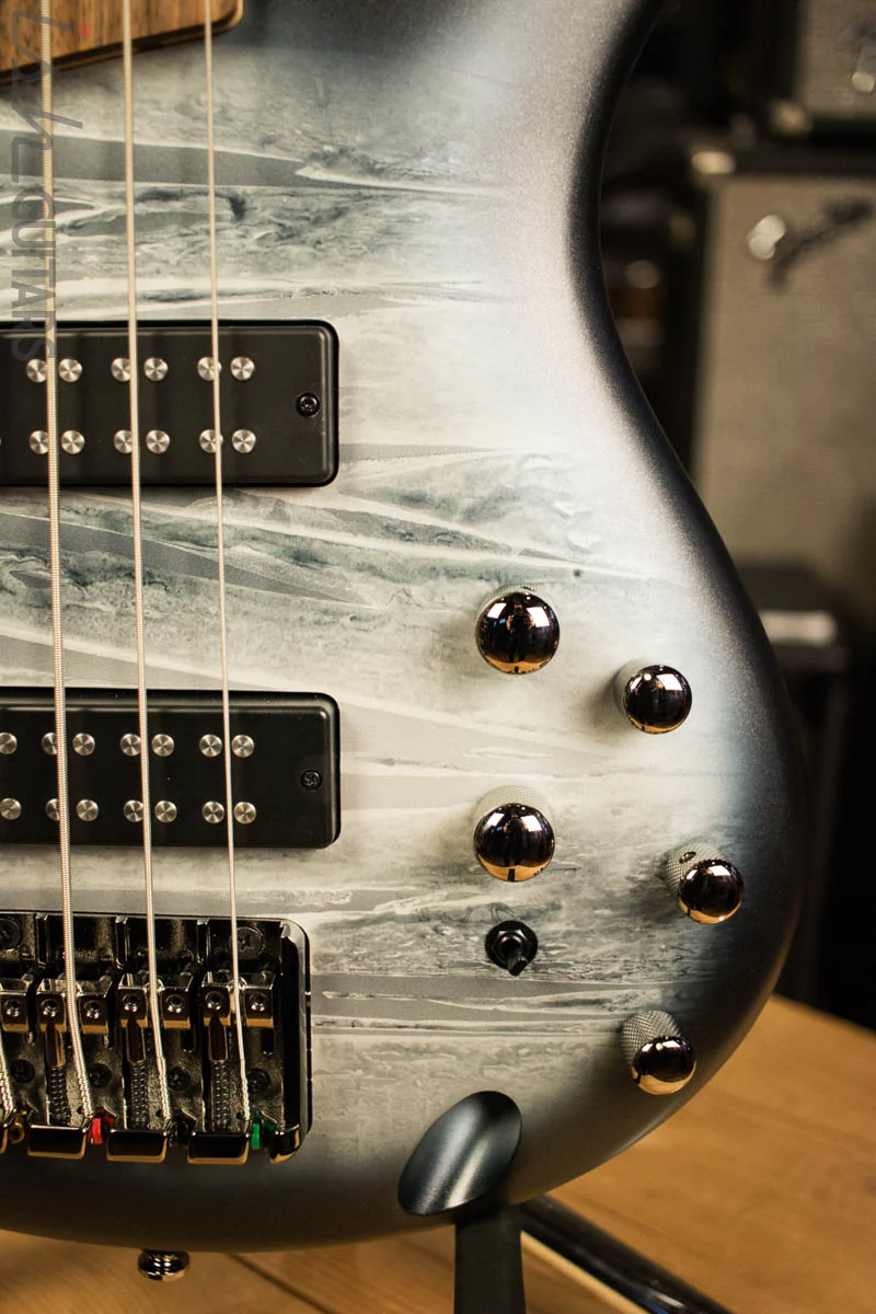 Ibanez SR300E Black Planet Matte Electric Bass - Image 4