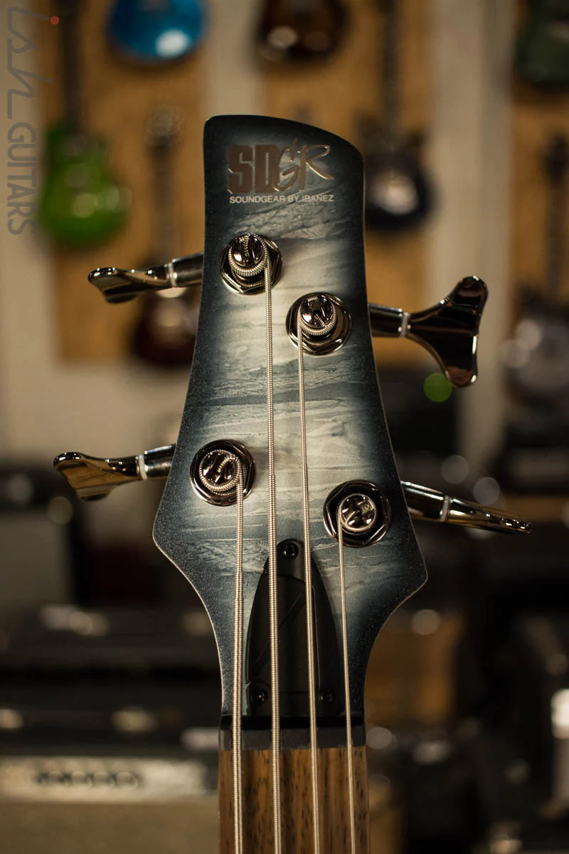 Ibanez SR300E Black Planet Matte Electric Bass - Image 5