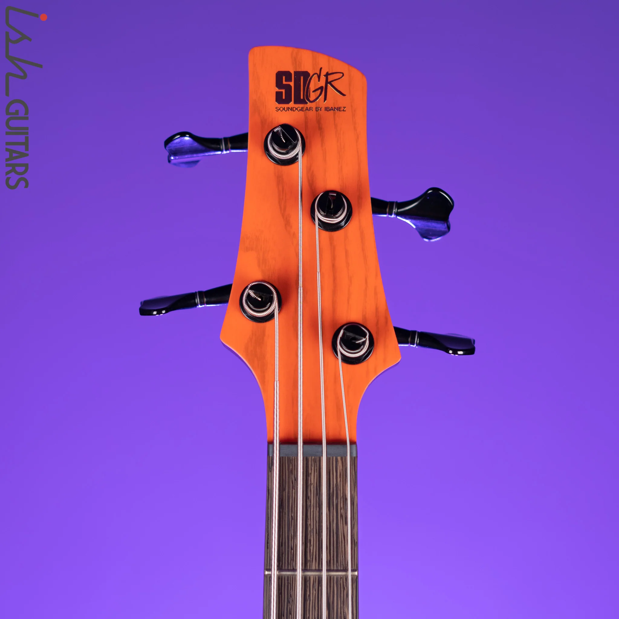 Ibanez SR4600 Prestige 4-String Bass Orange Solar Flare Low Gloss - Image 6
