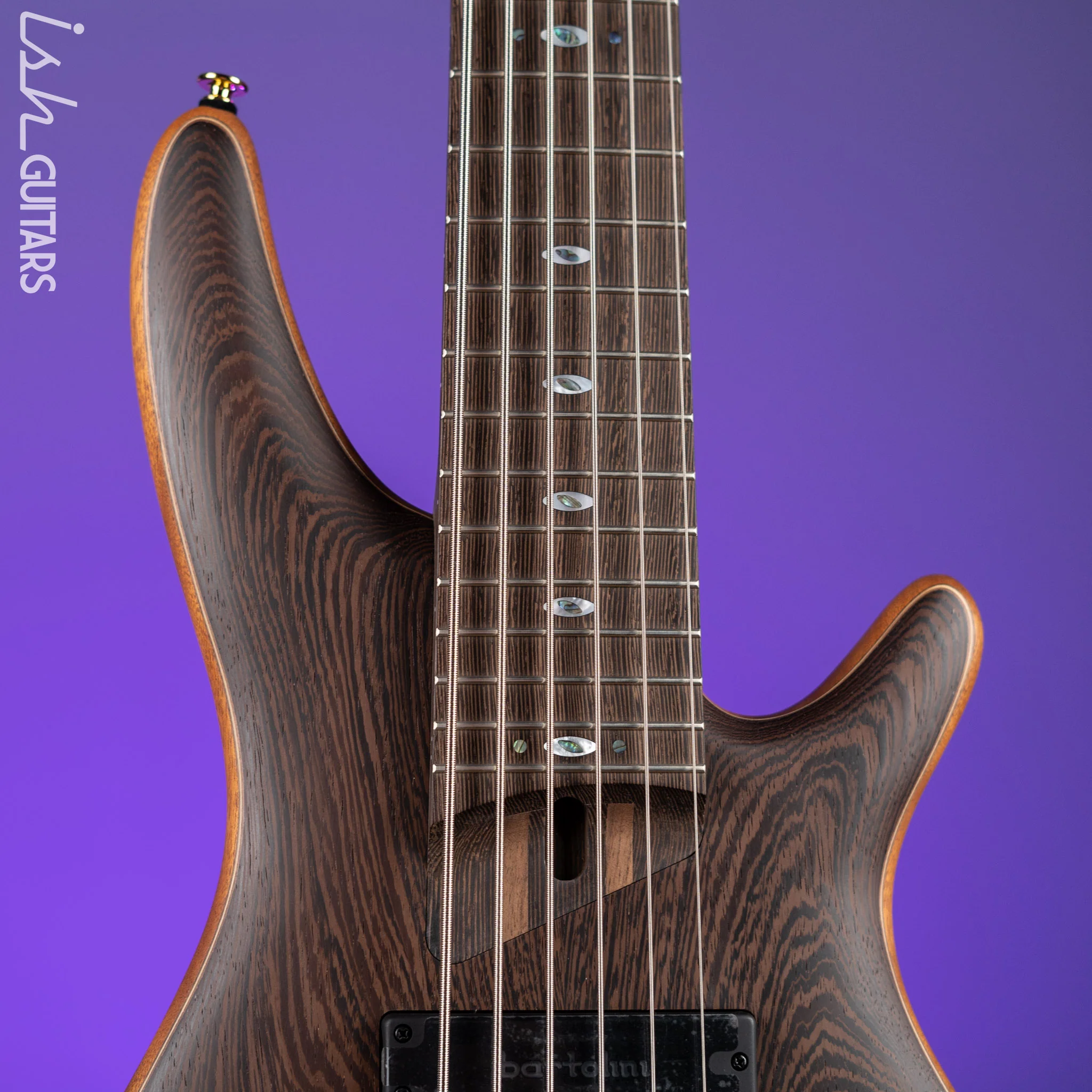 Ibanez SR5006 Prestige 6-String Bass Natural Oil Finish - Image 3
