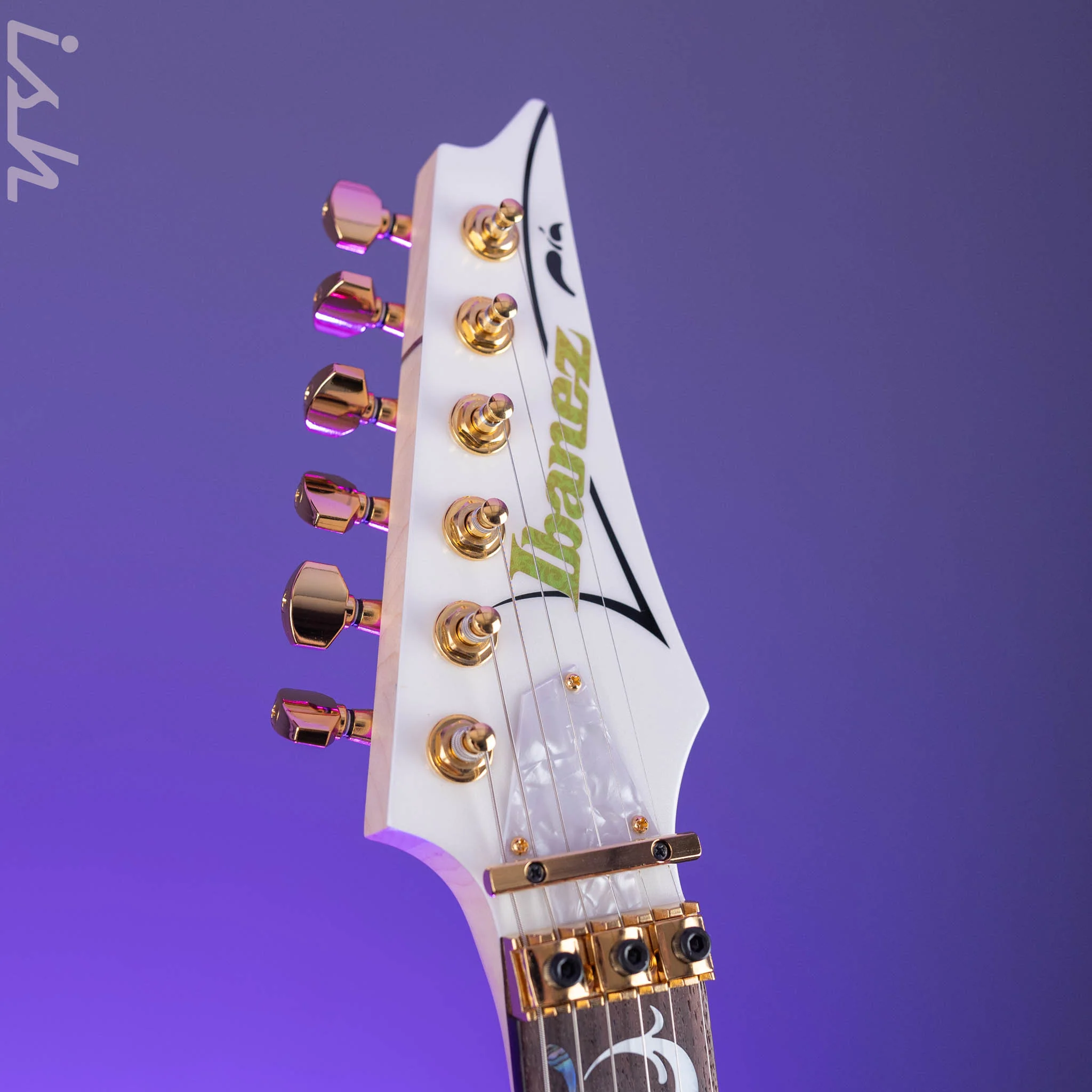 Ibanez Steve Vai Signature PIA3761 Stallion White Demo - Image 6
