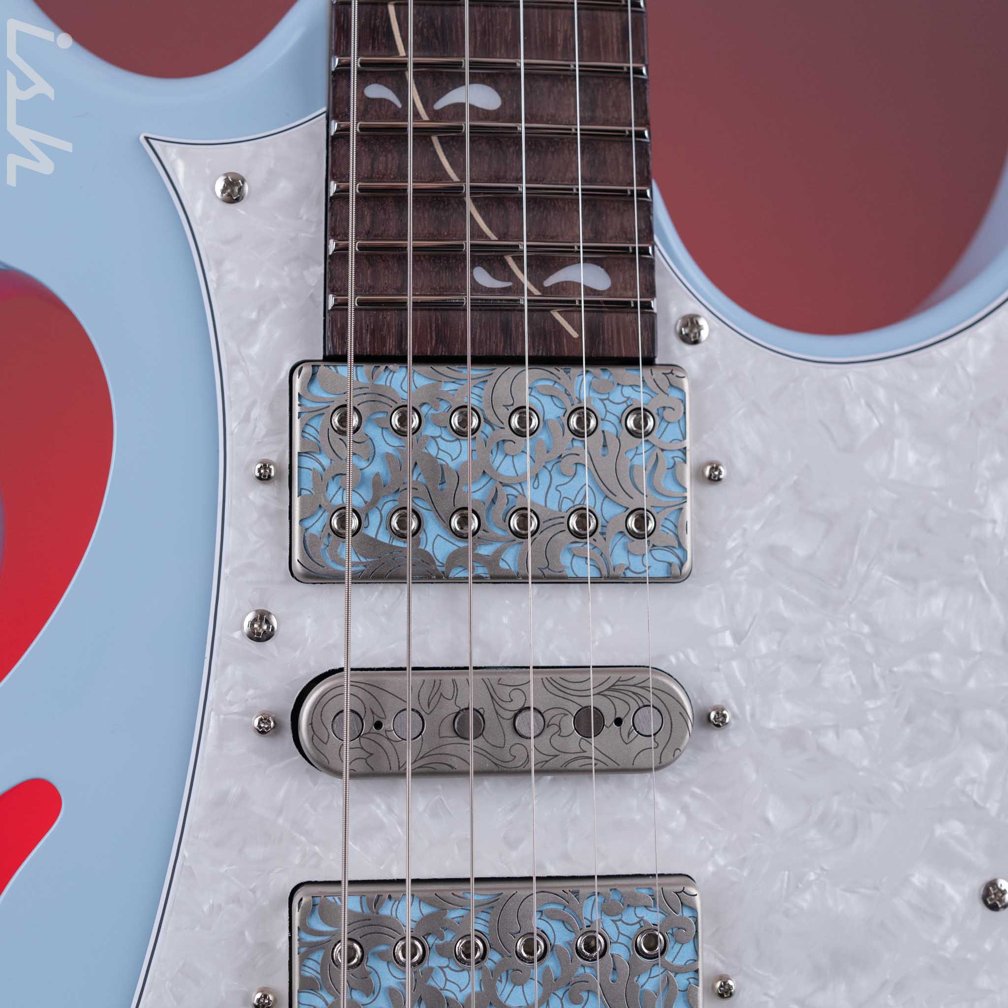 Ibanez Steve Vai Signature PIA3761C Blue Powder Demo - Image 5
