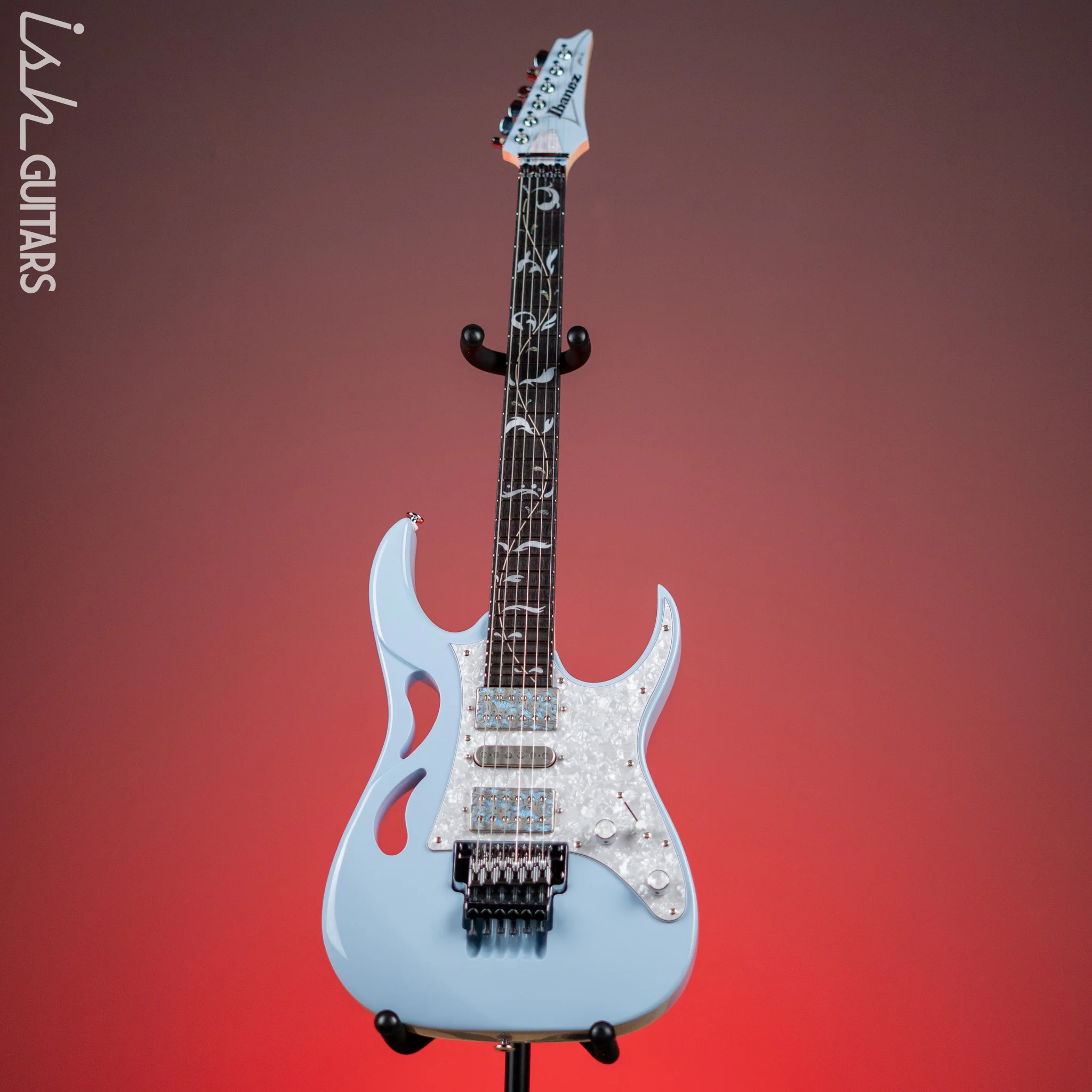 Ibanez Steve Vai Signature PIA3761C Blue Powder - Image 2