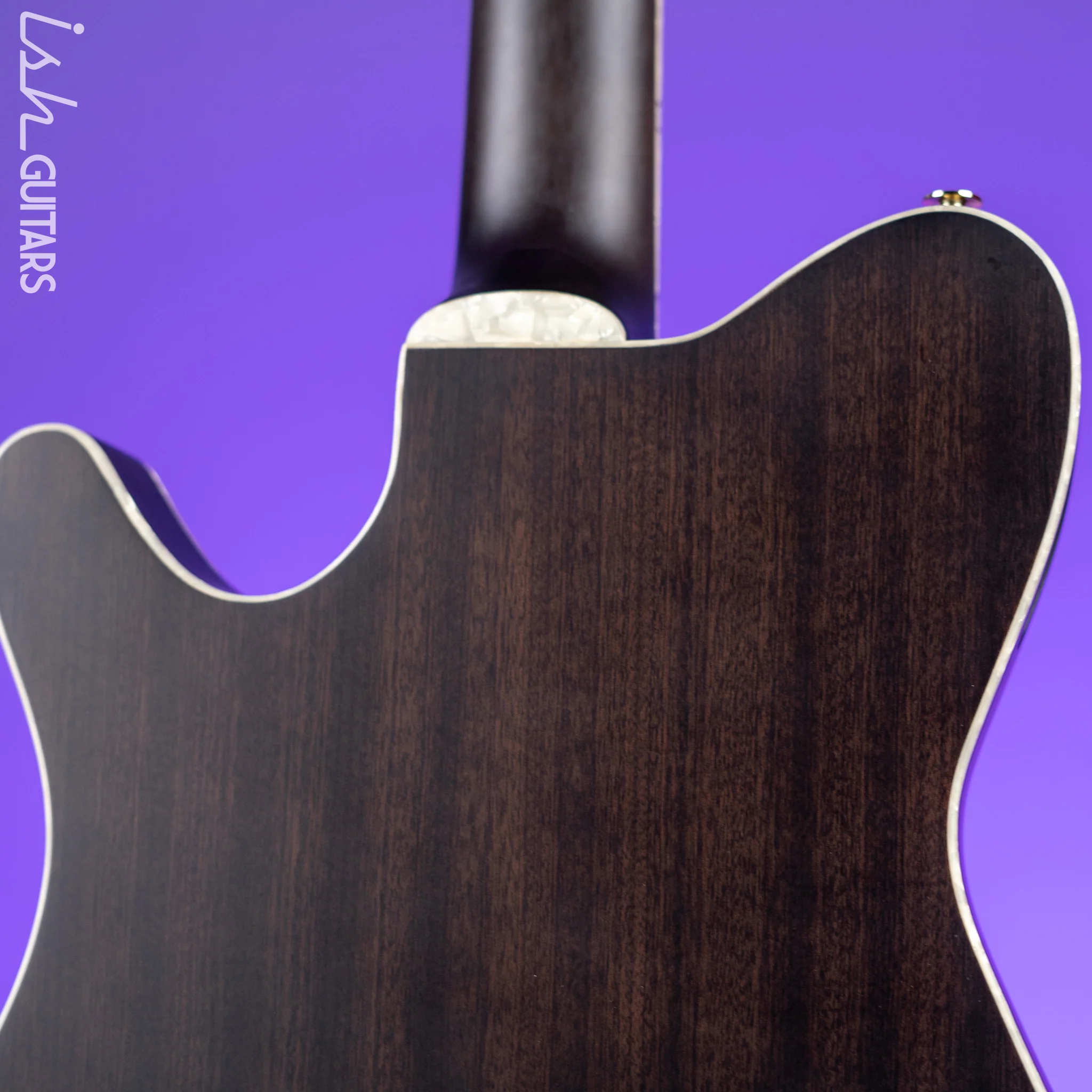 Ibanez TOD10N Tim Henson Signature Nylon Acoustic-Electric Guitar Transparent Black Flat - Image 10