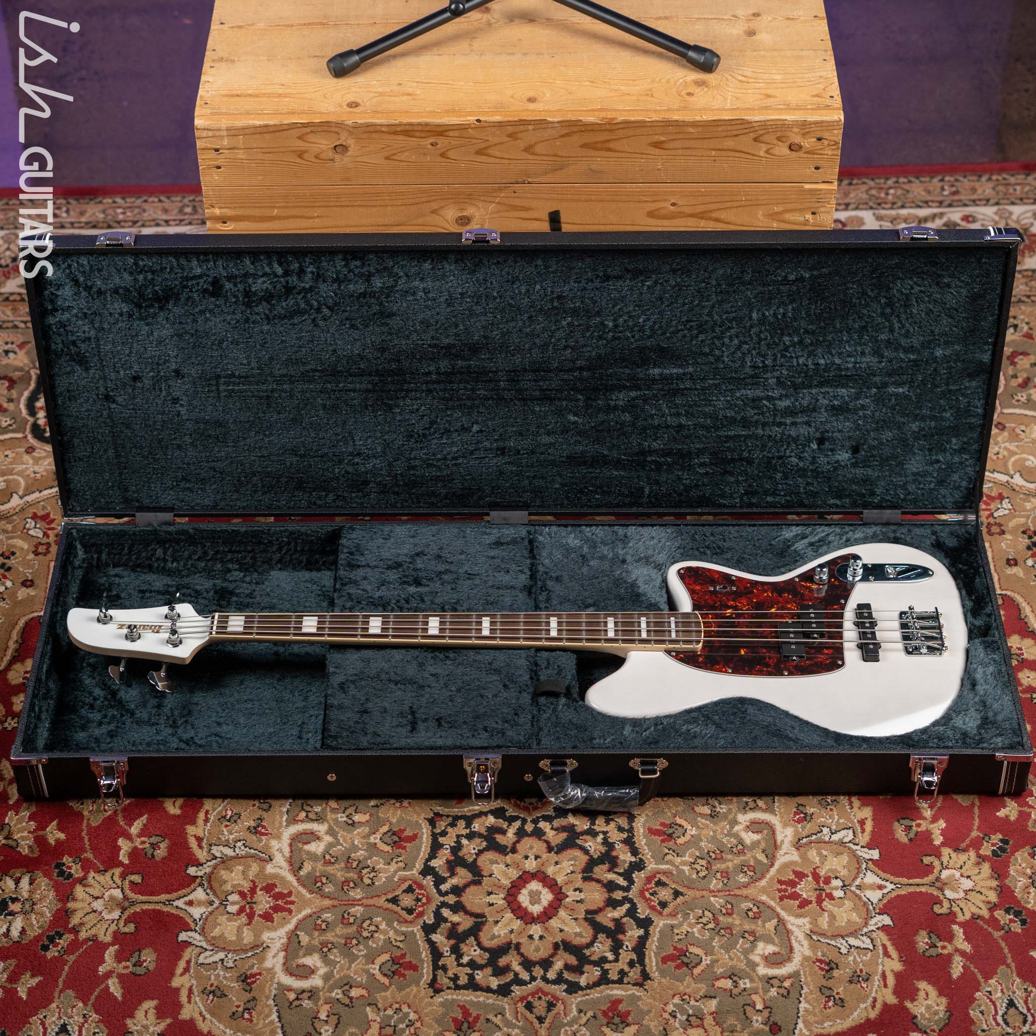 Ibanez TMB2000 Talman Prestige 4-String Bass Antique White Blonde - Image 11