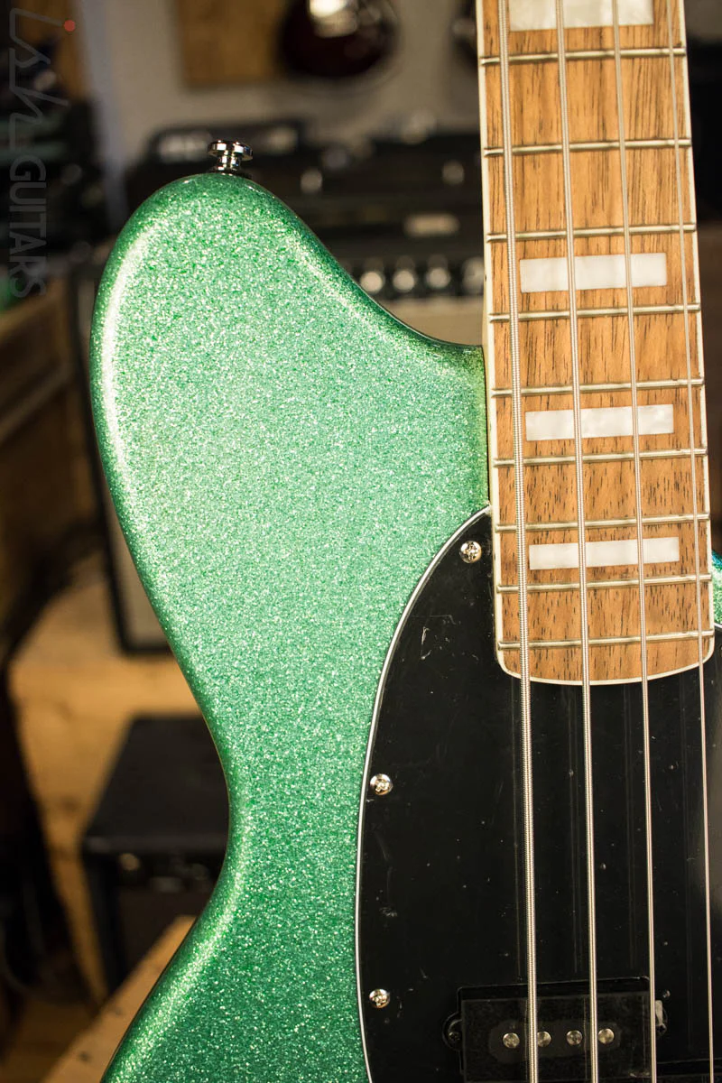 Ibanez TMB310 Talman Turquoise Sparkle Bass - Image 3