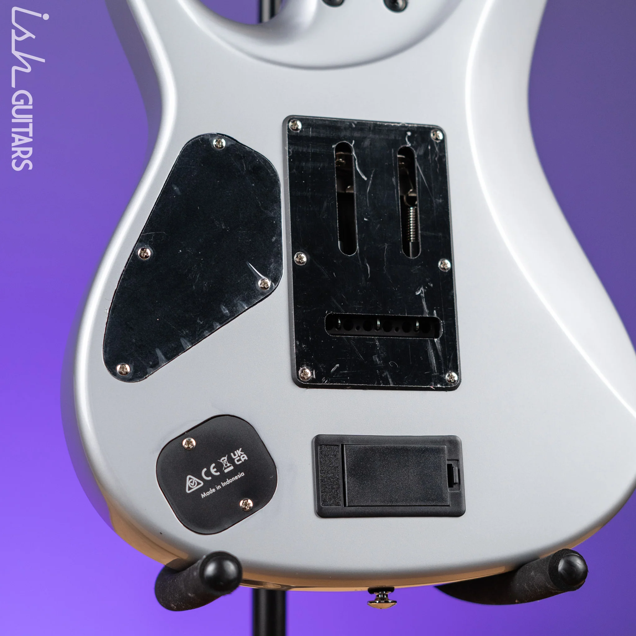 Ibanez TOD10 Tim Henson Signature Electric Guitar Classic Silver - Image 10