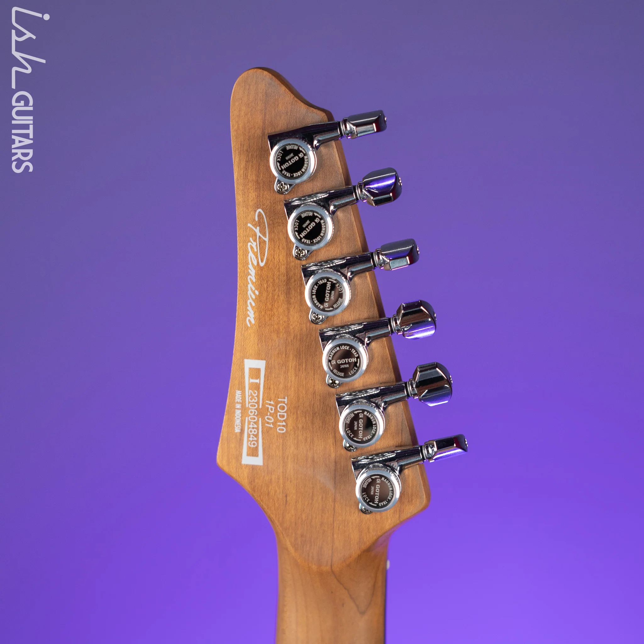 Ibanez TOD10 Tim Henson Signature Electric Guitar Classic Silver - Image 11