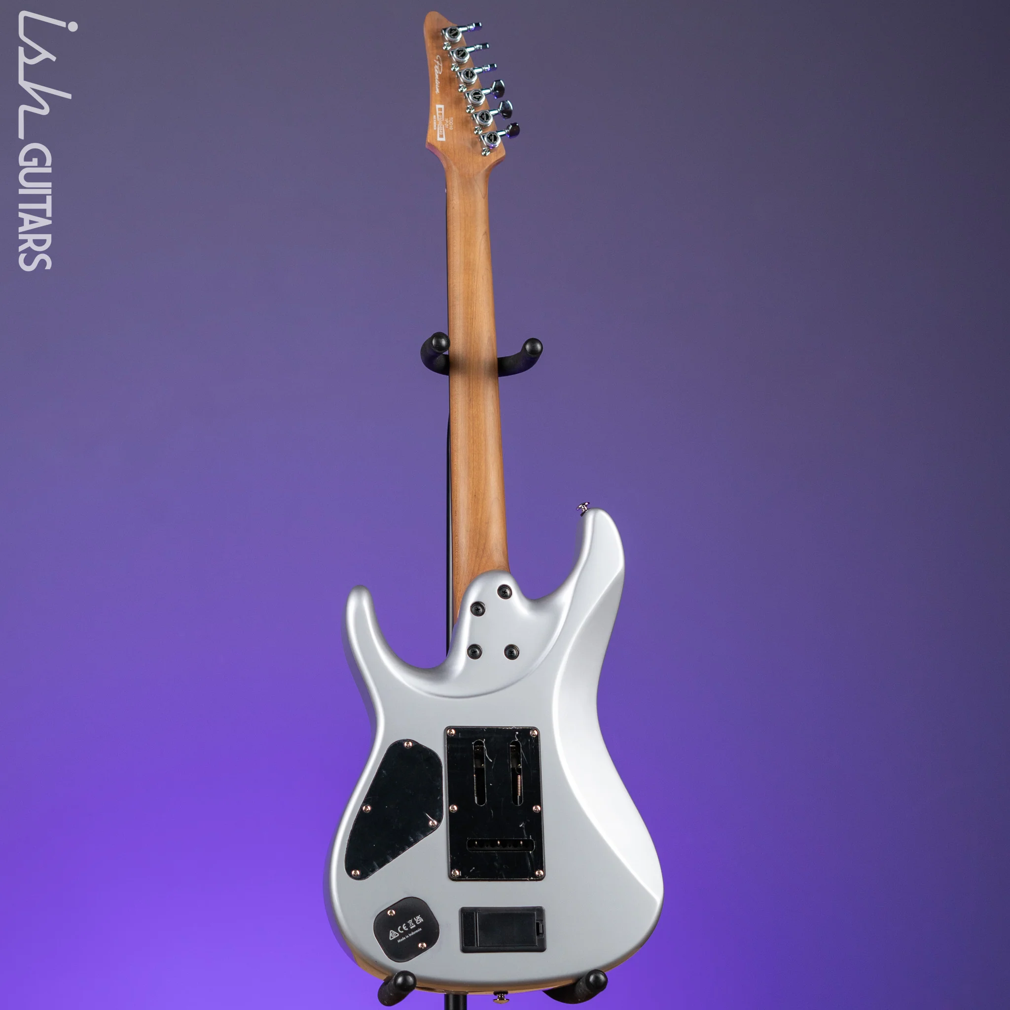 Ibanez TOD10 Tim Henson Signature Electric Guitar Classic Silver - Image 7